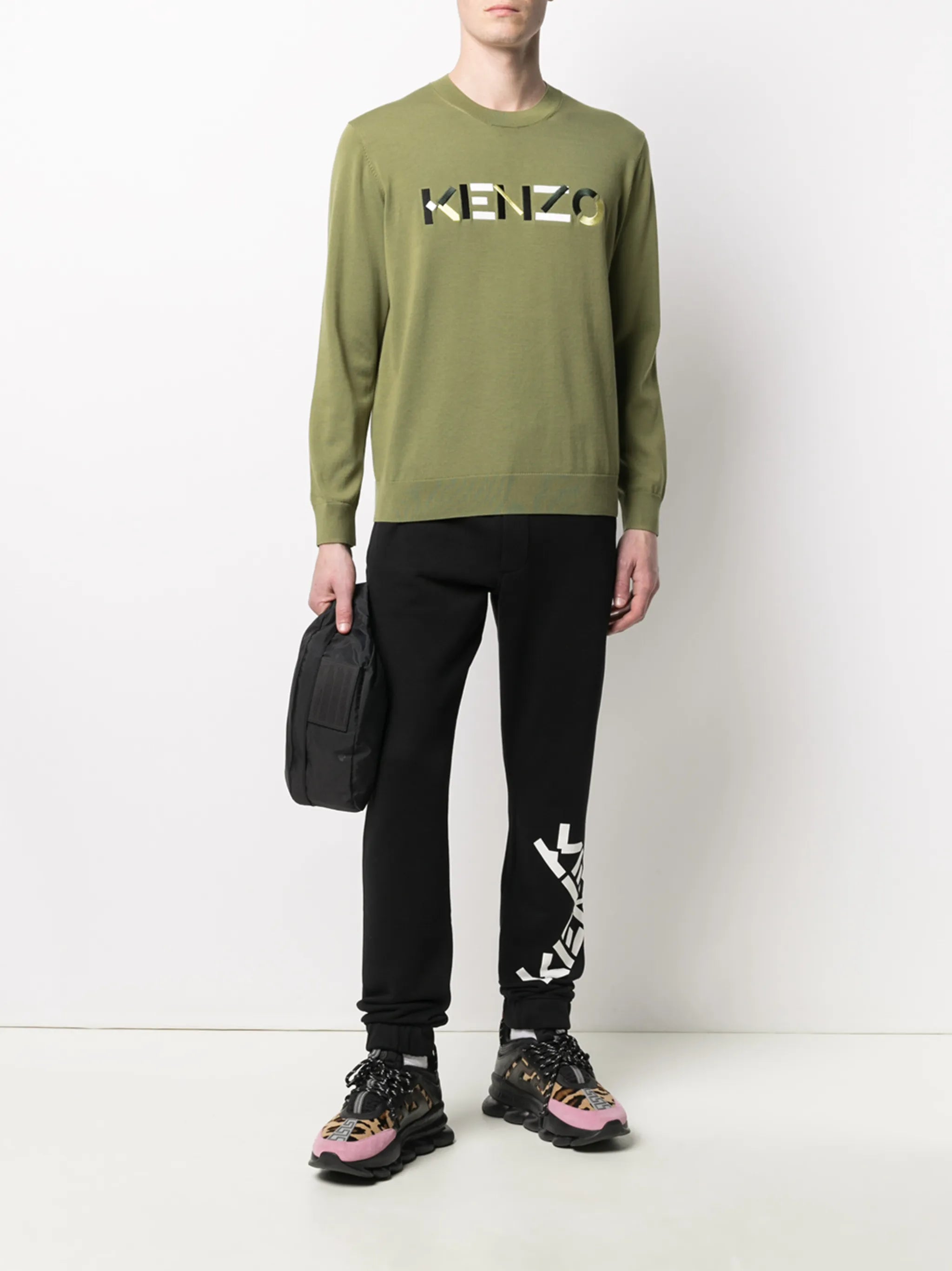logo track pants