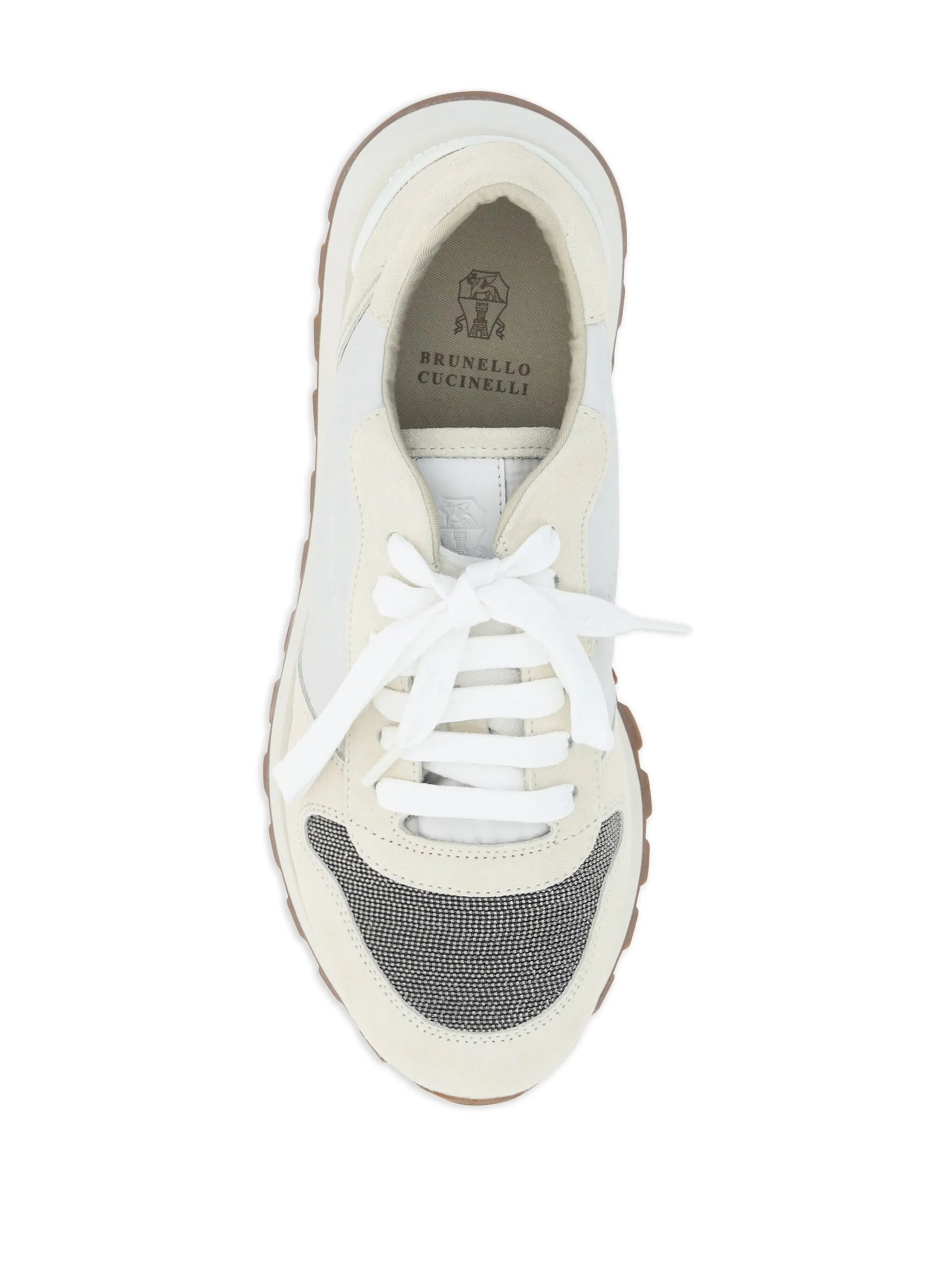 panelled-design sneakers