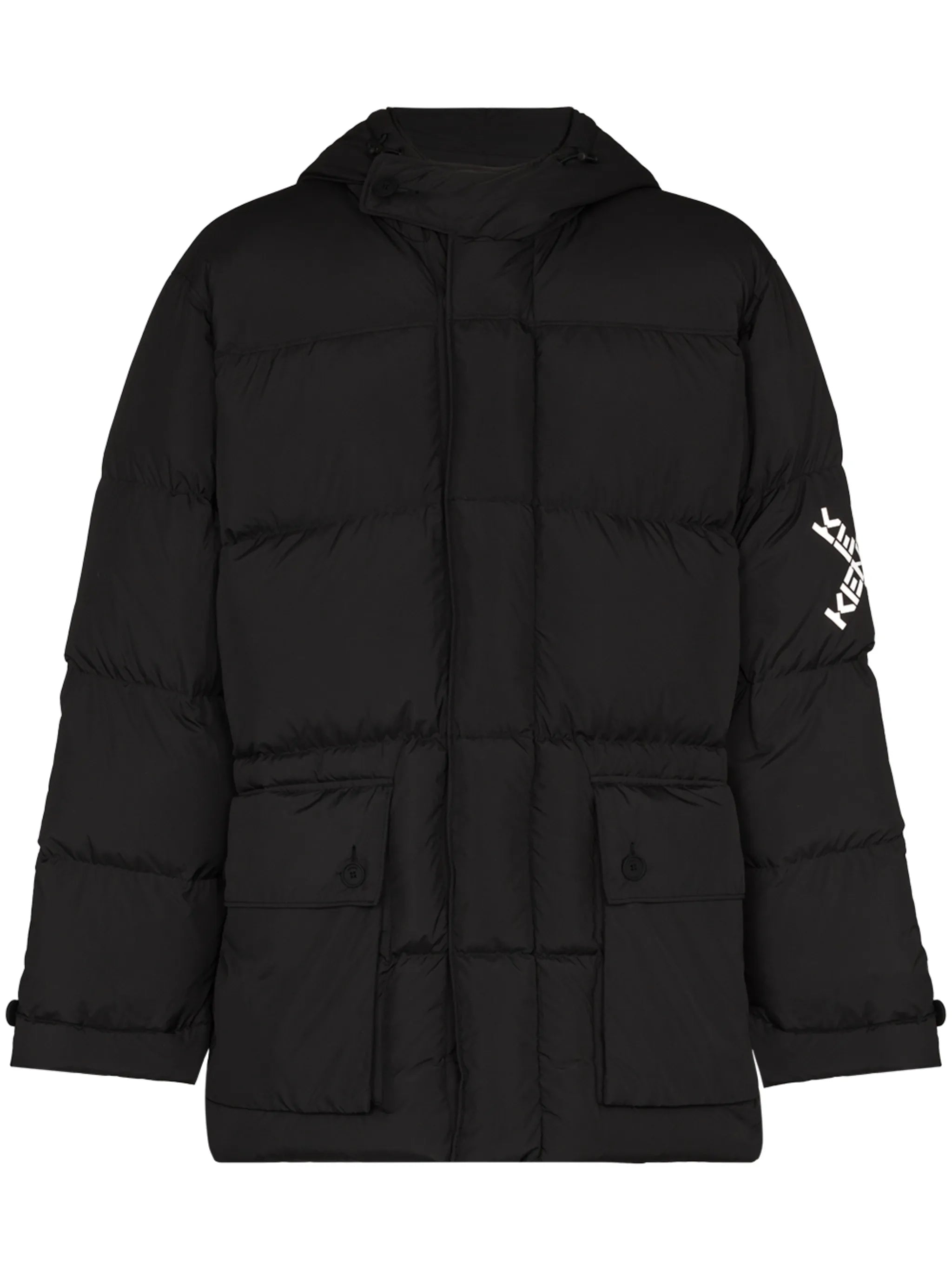 hooded padded jacket