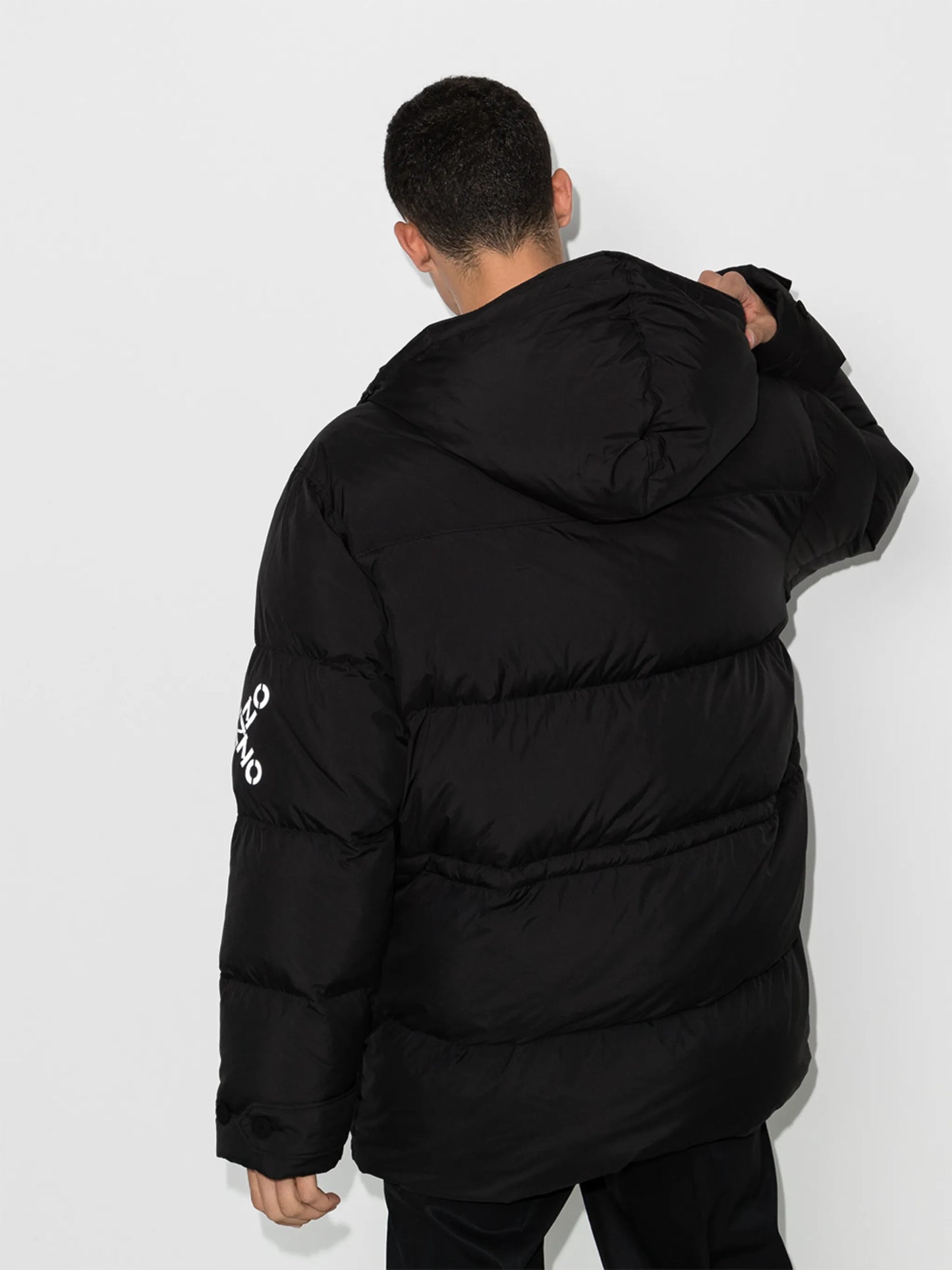 hooded padded jacket