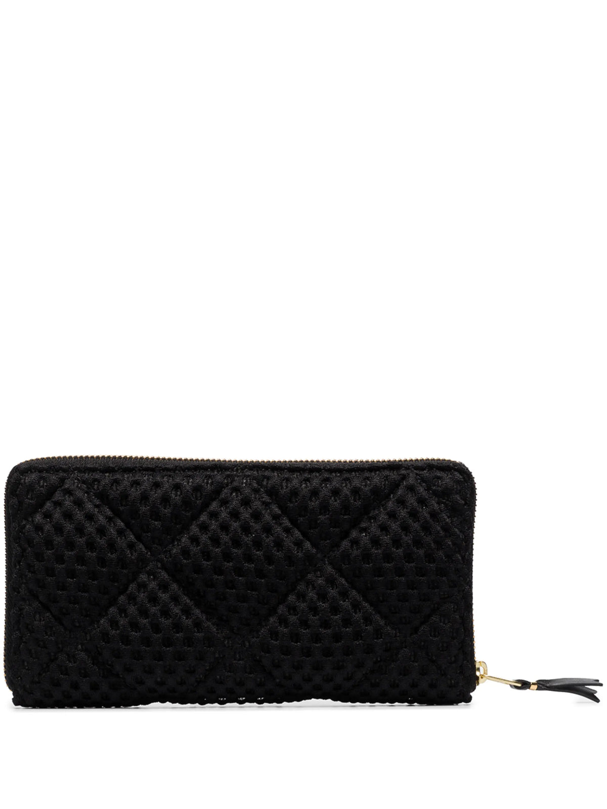 textured ziparound wallet