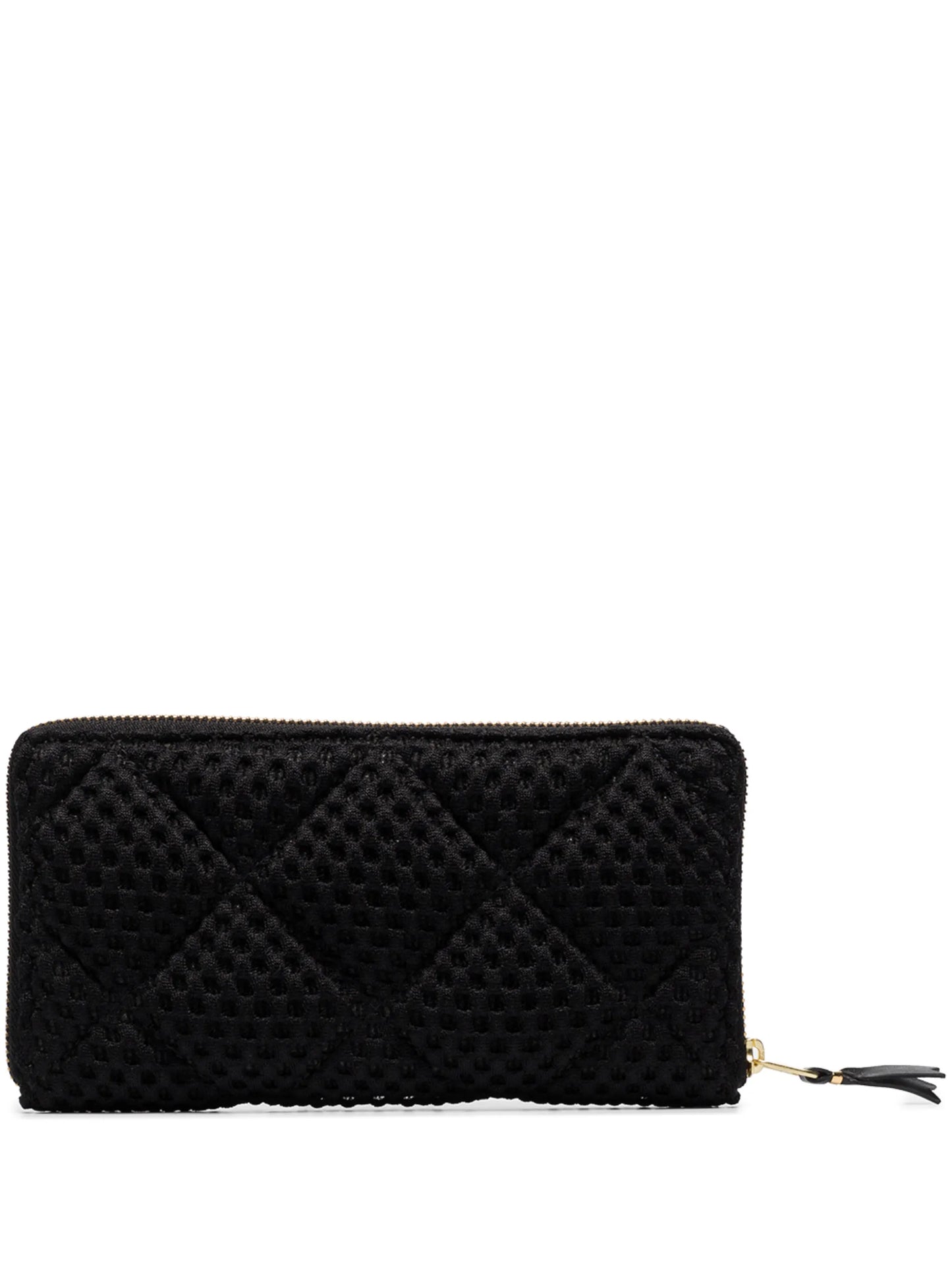 textured ziparound wallet