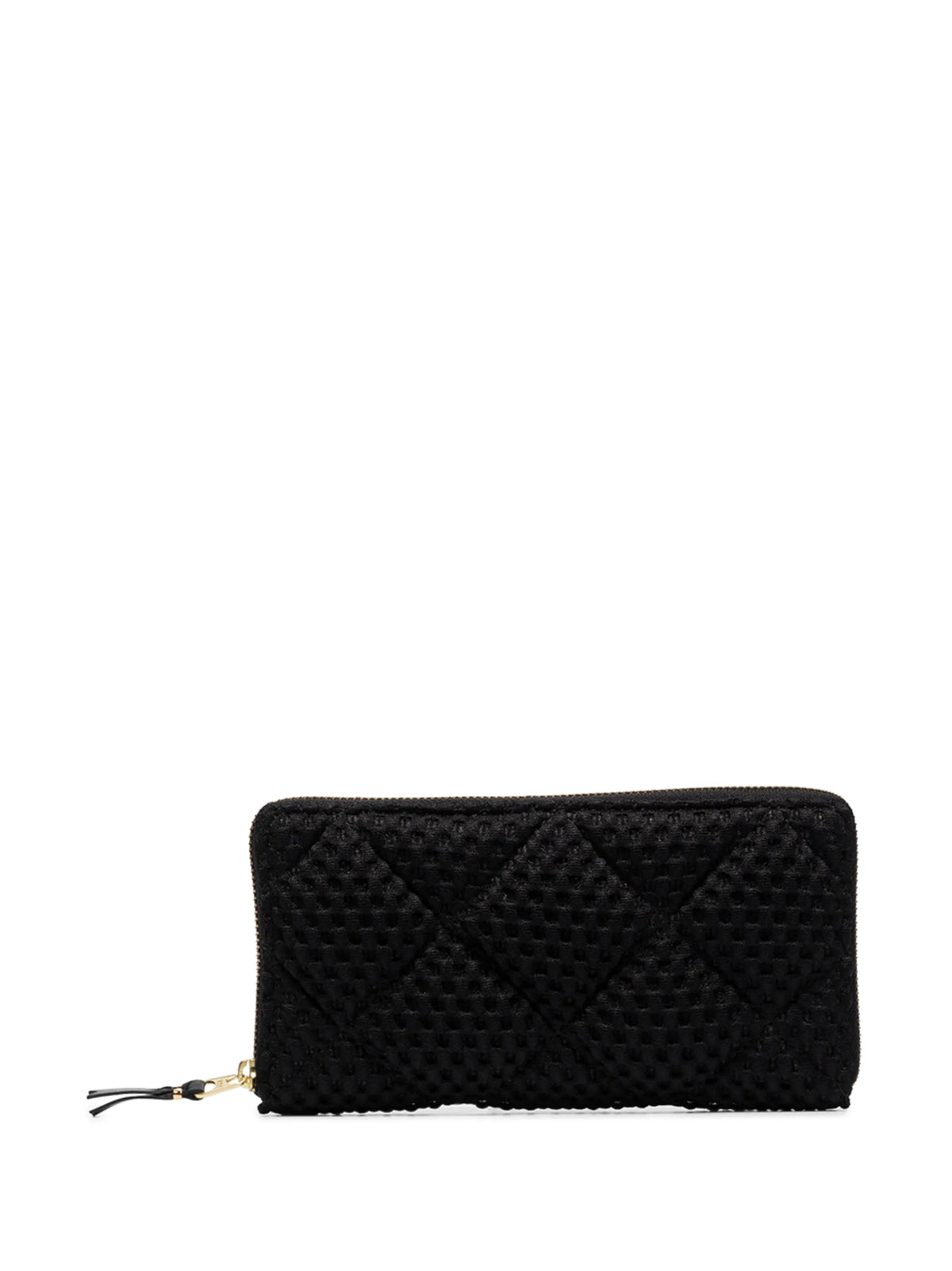 textured ziparound wallet