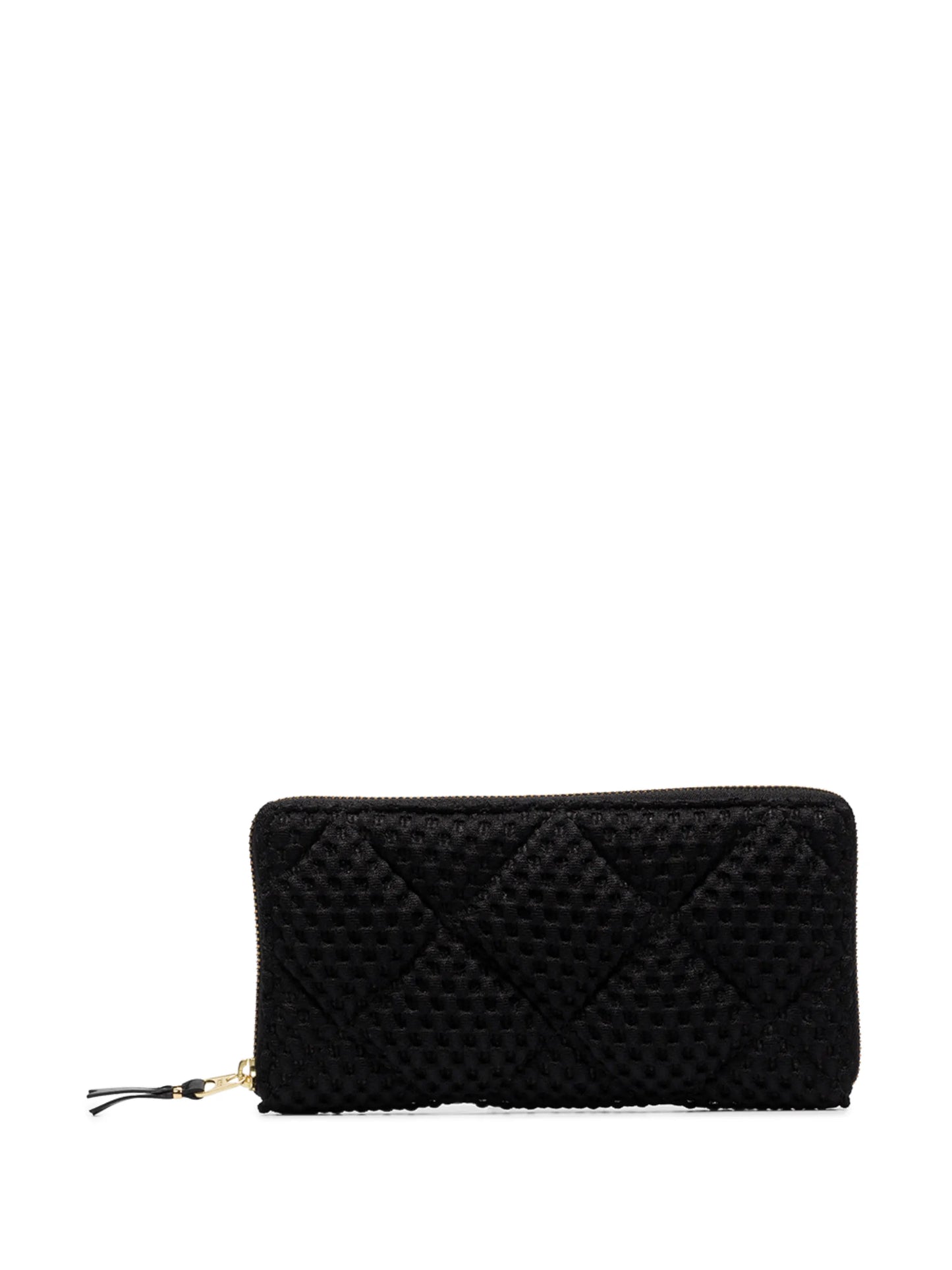textured ziparound wallet