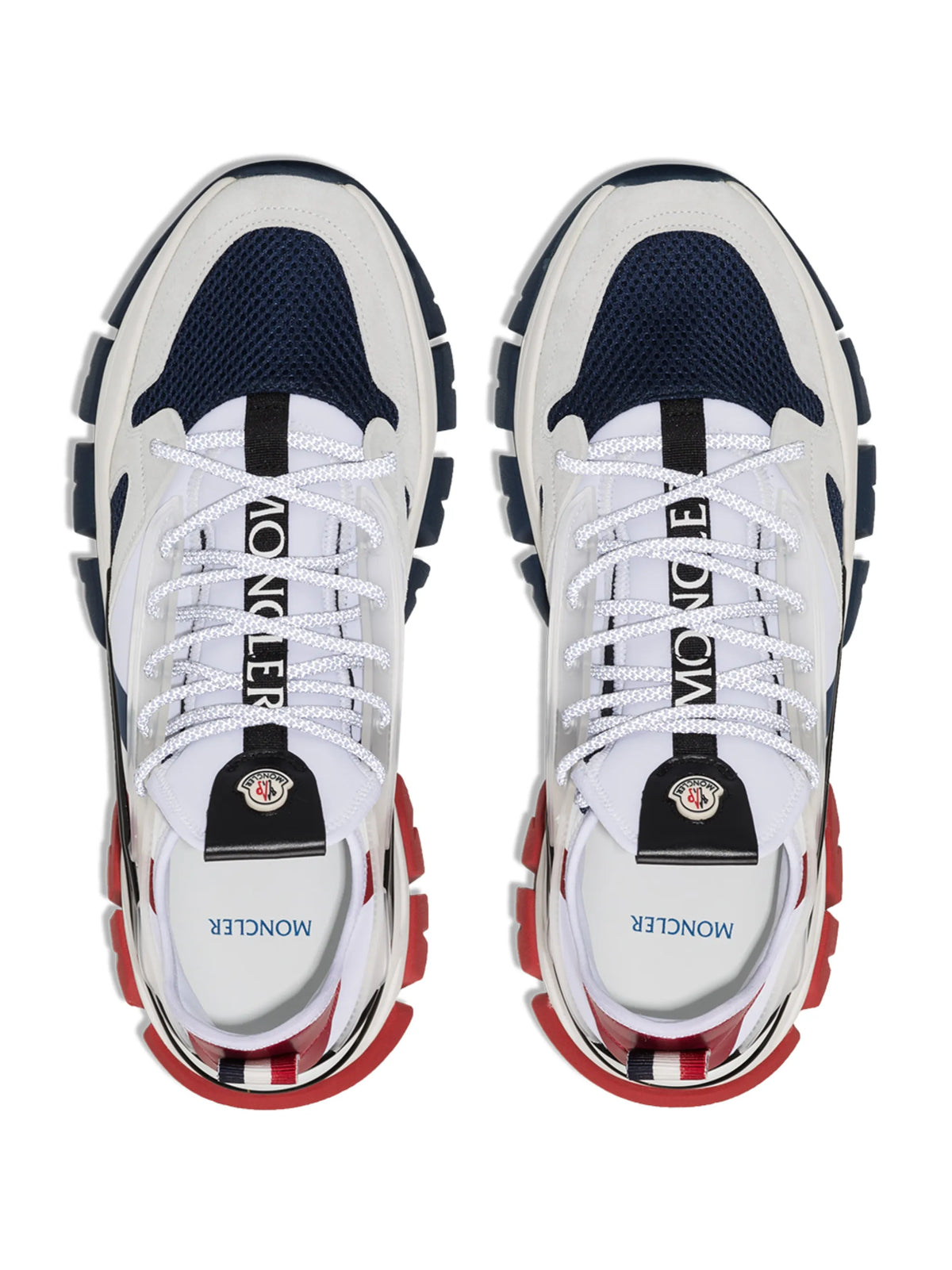 mesh panelled lace-up sneakers
