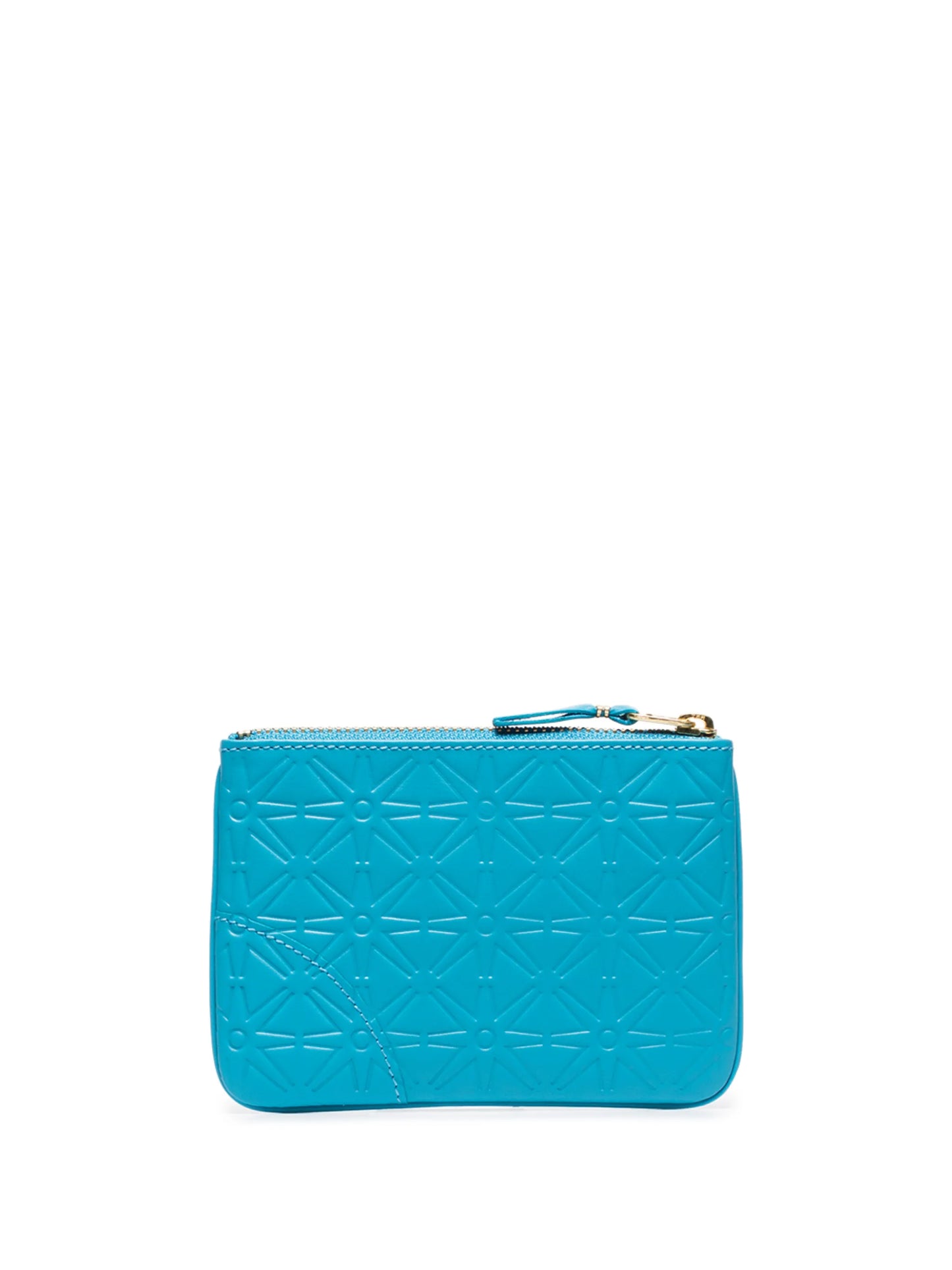embossed-design zipped wallet