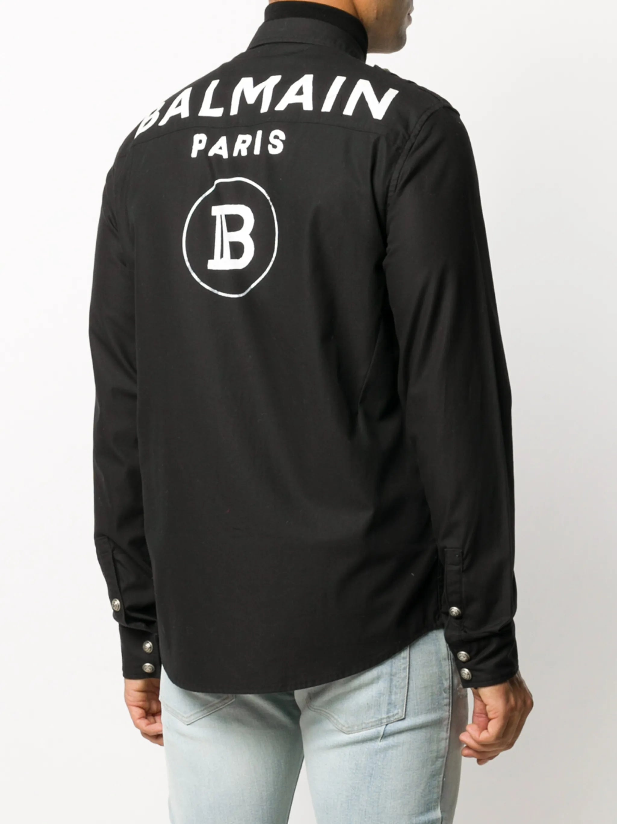 logo print shirt