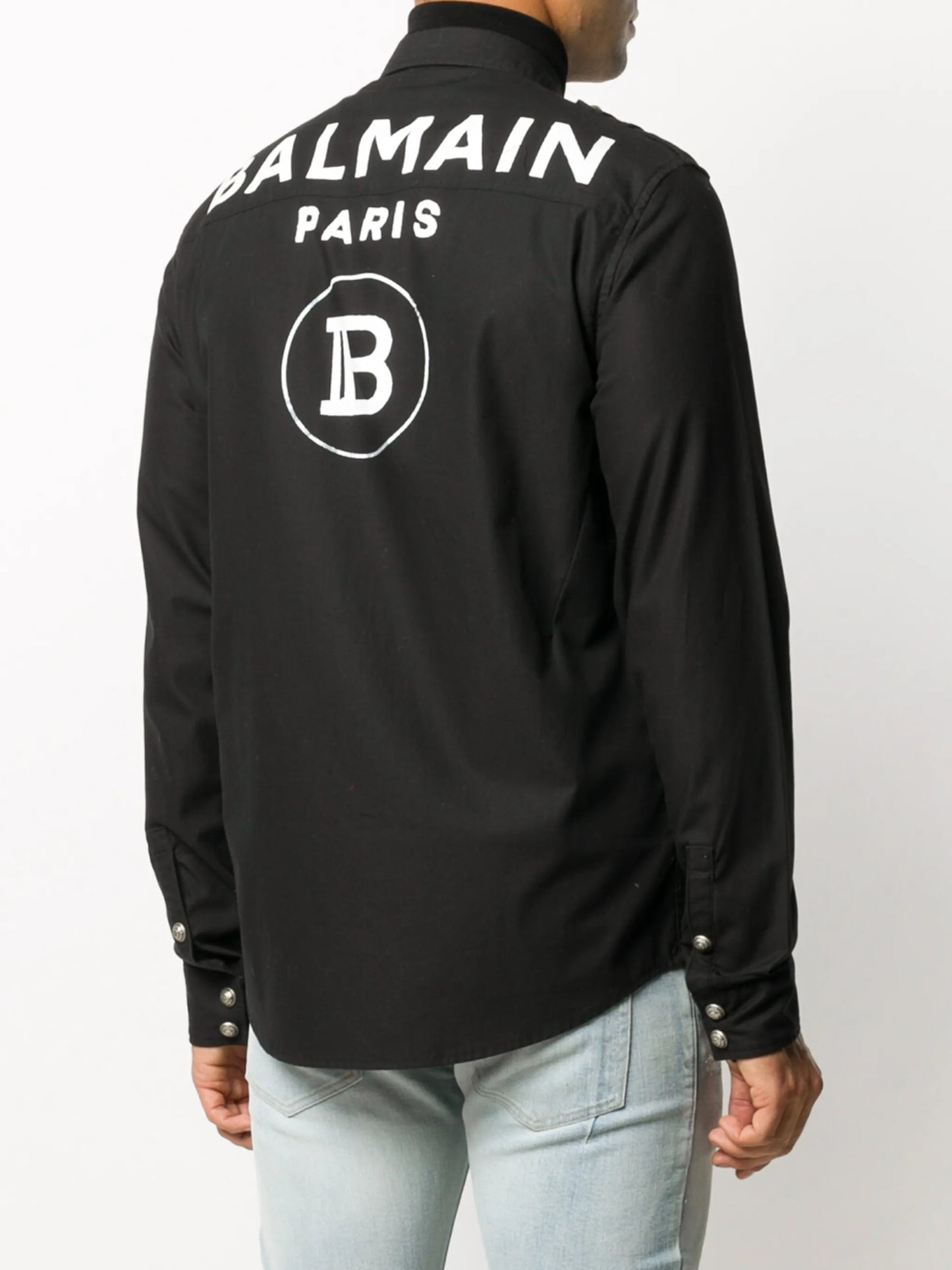 logo print shirt