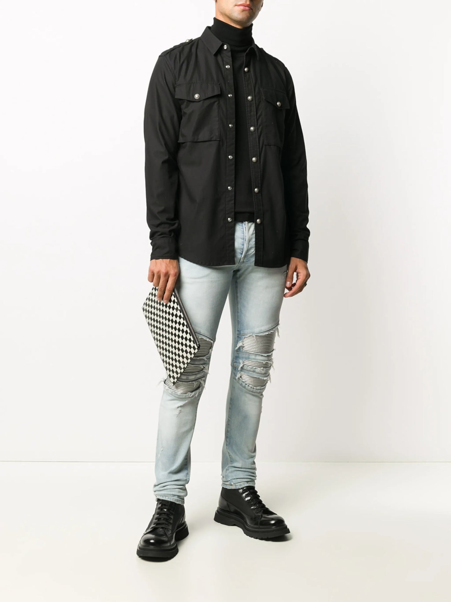 logo print shirt