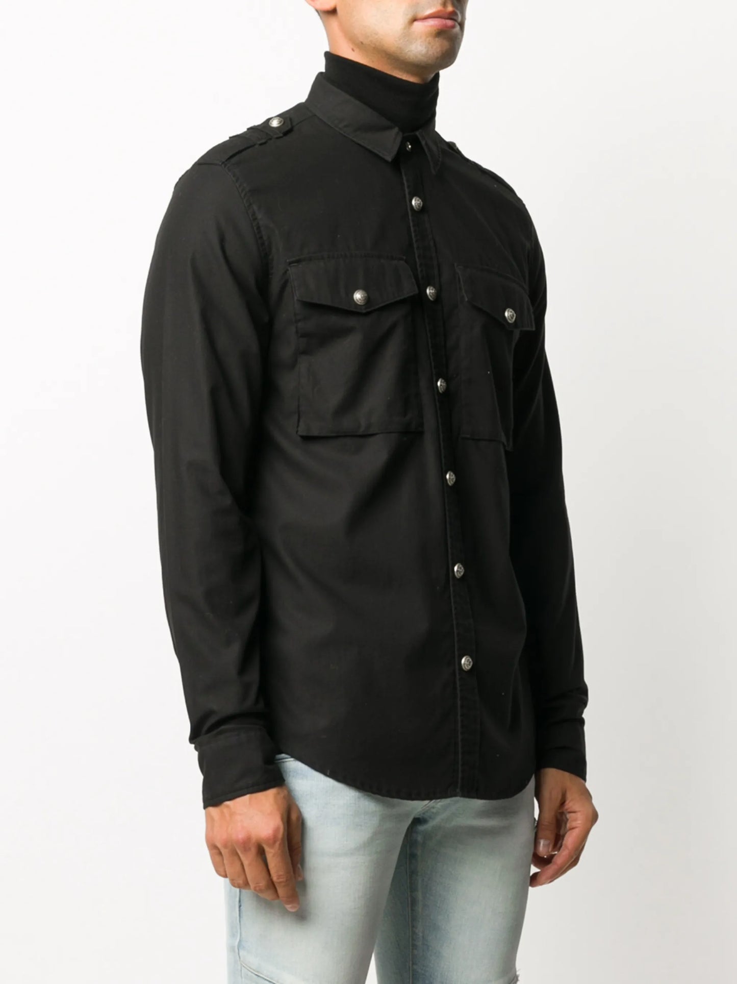 logo print shirt