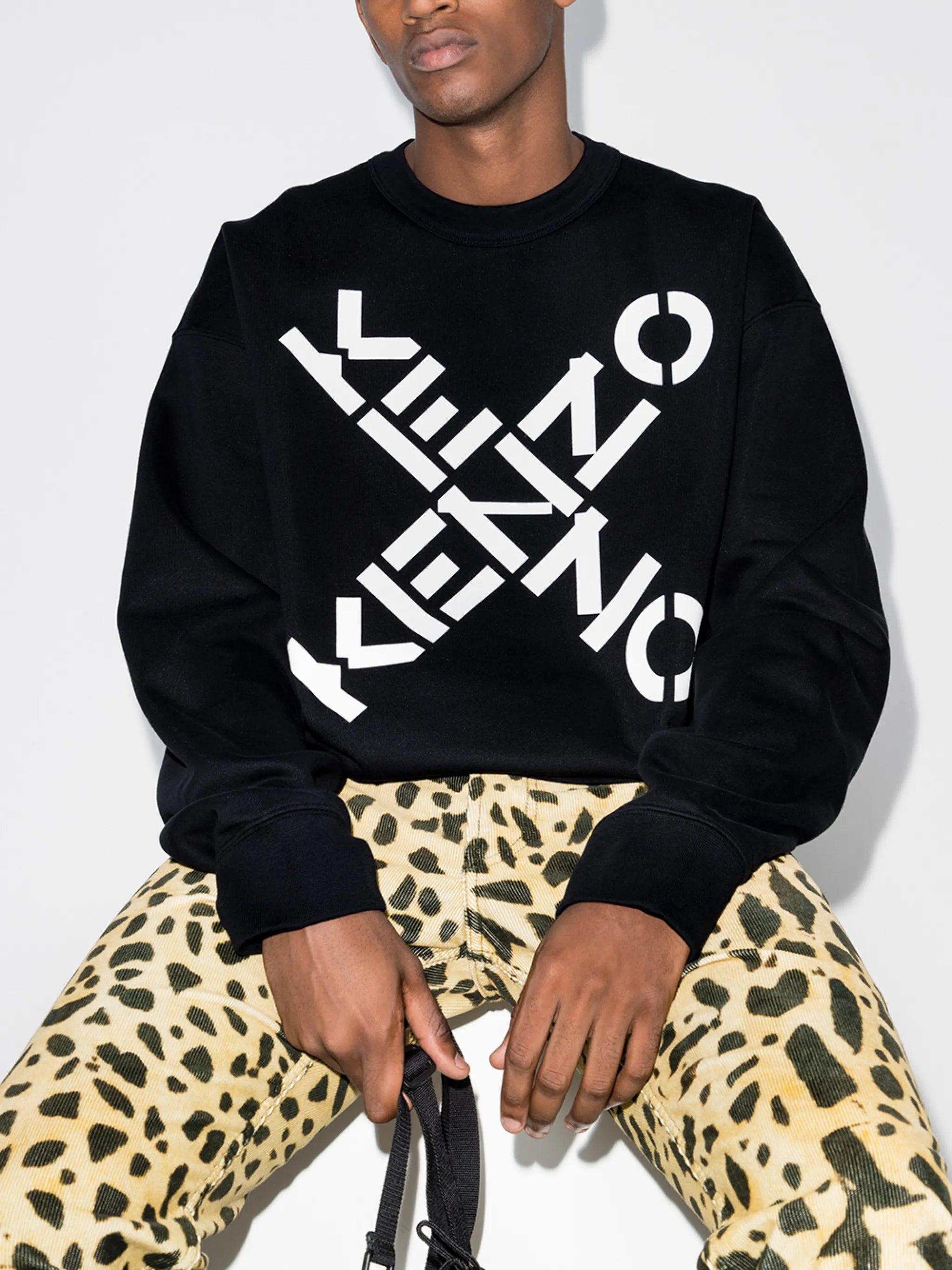 logo-print cotton sweatshirt