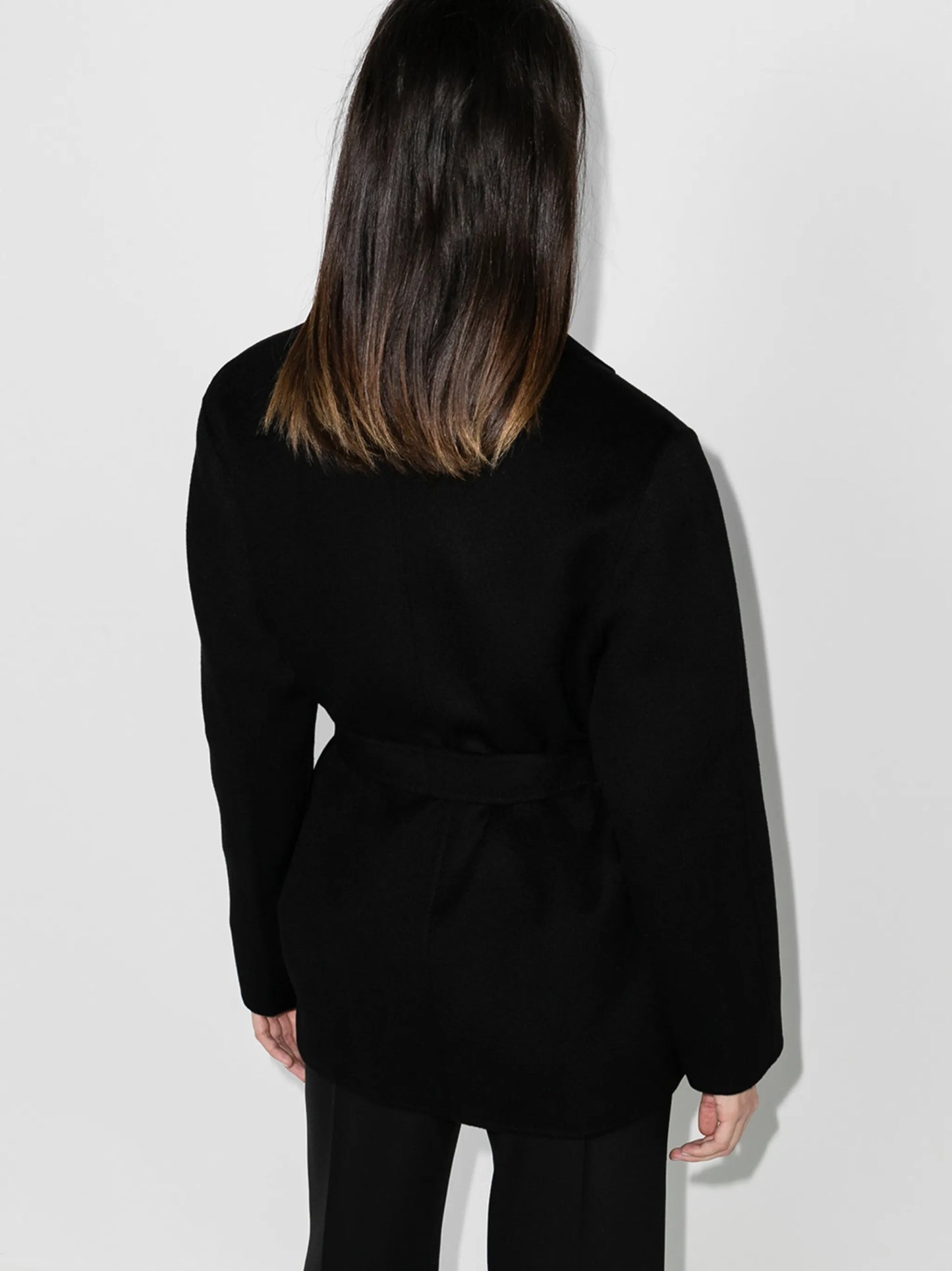 Cenda double-face belted coat