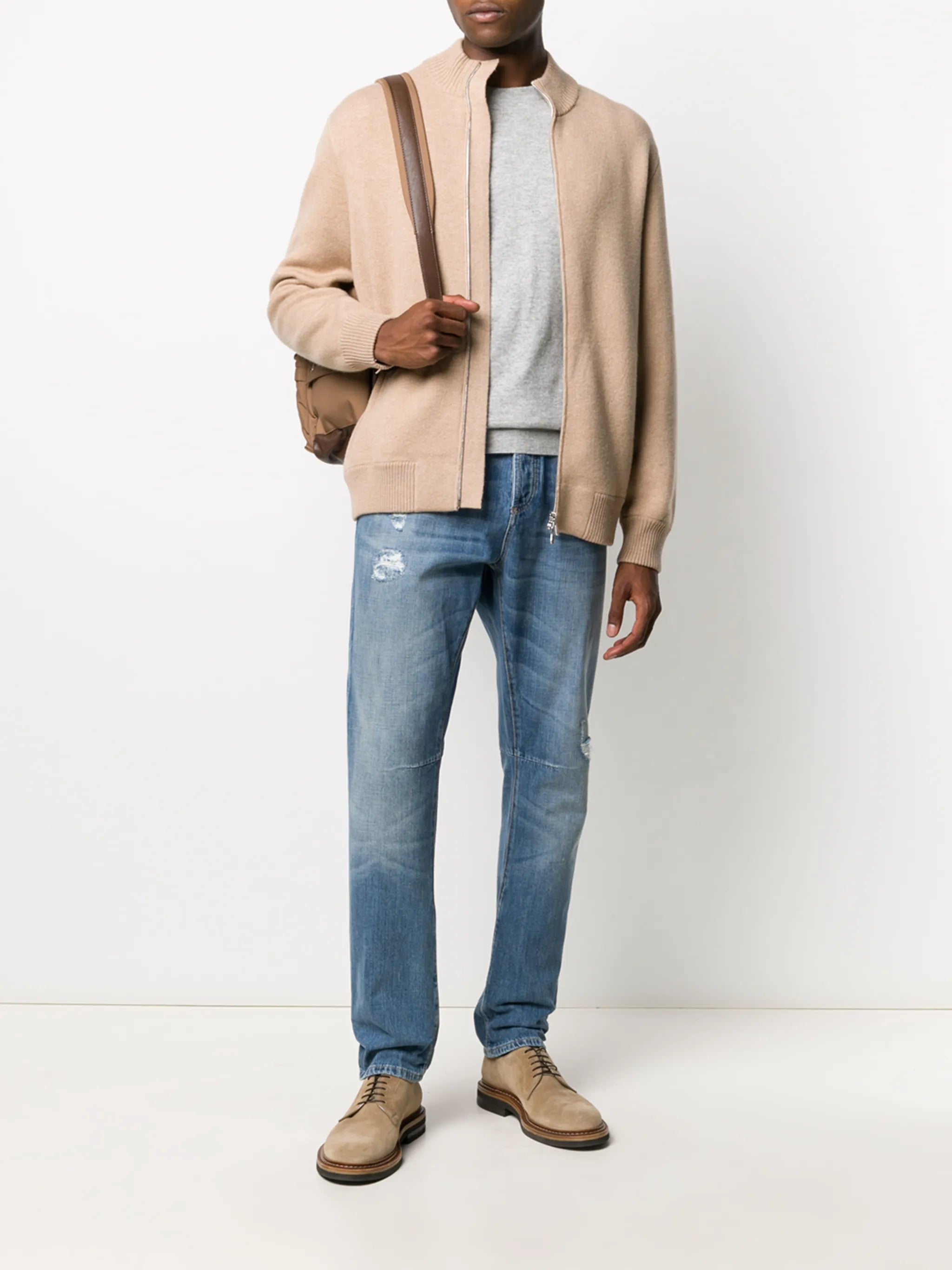 straight-leg jeans