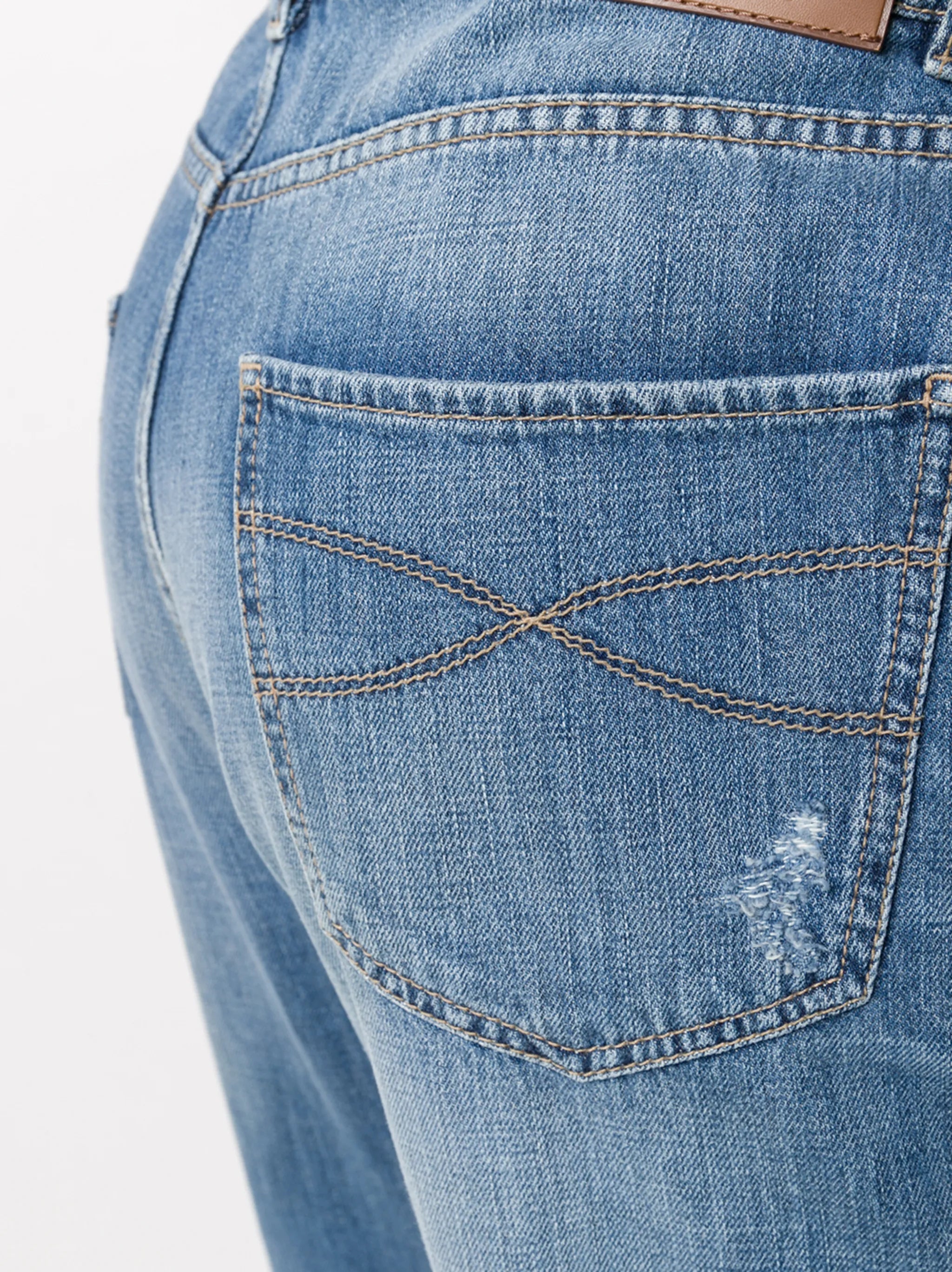 straight-leg jeans