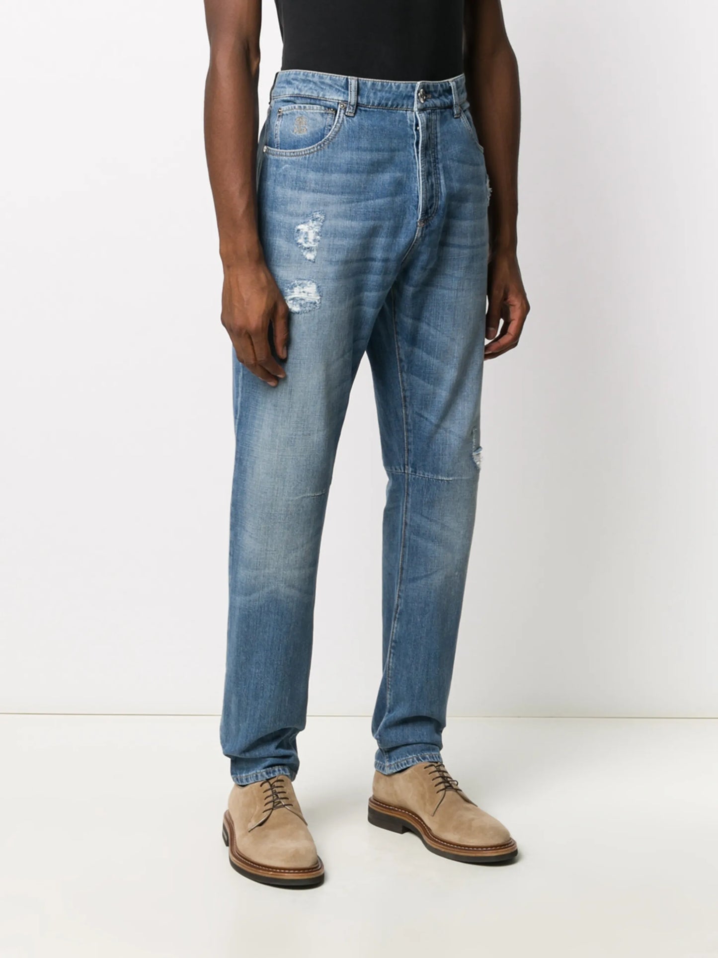 straight-leg jeans