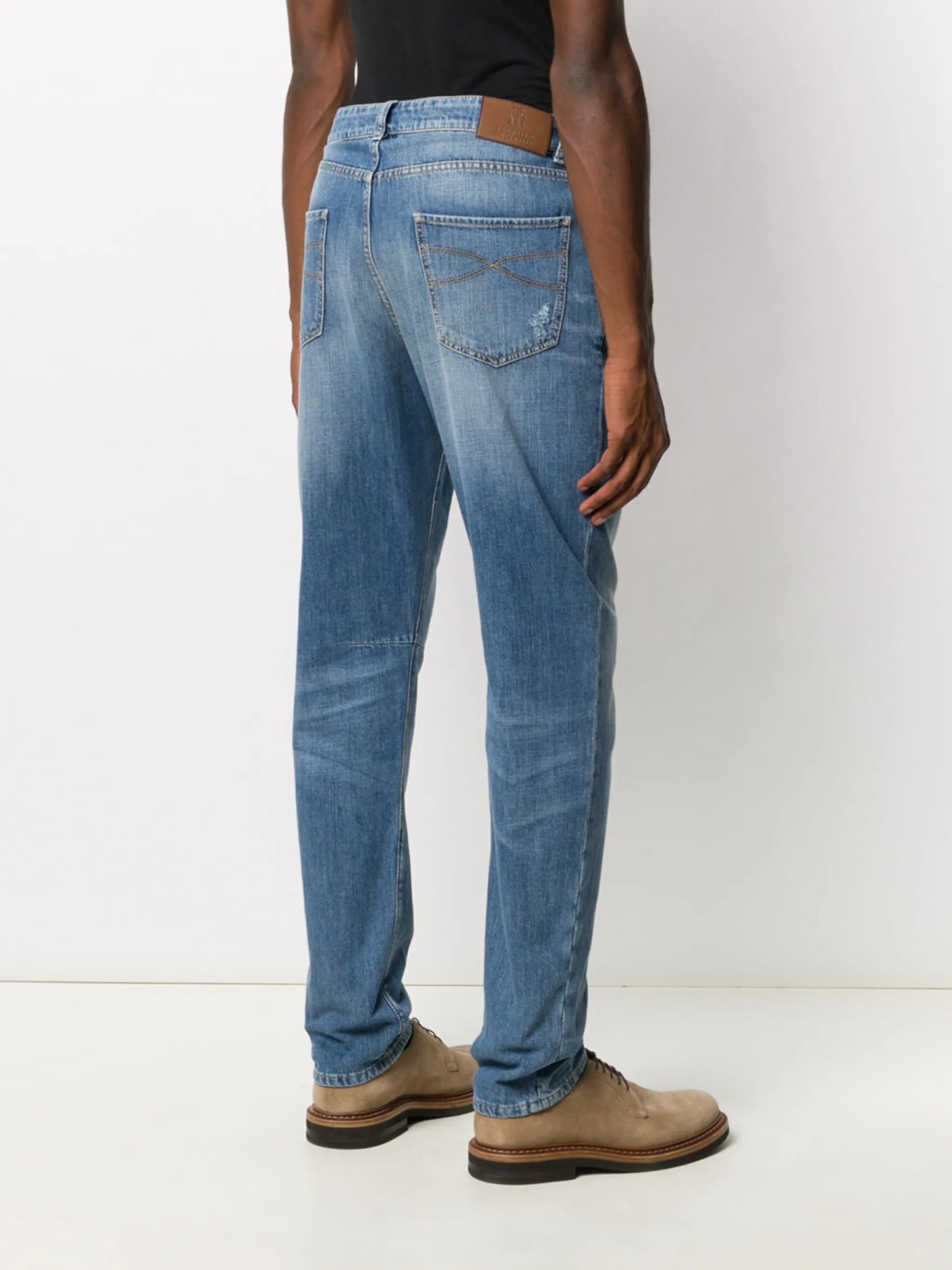 straight-leg jeans
