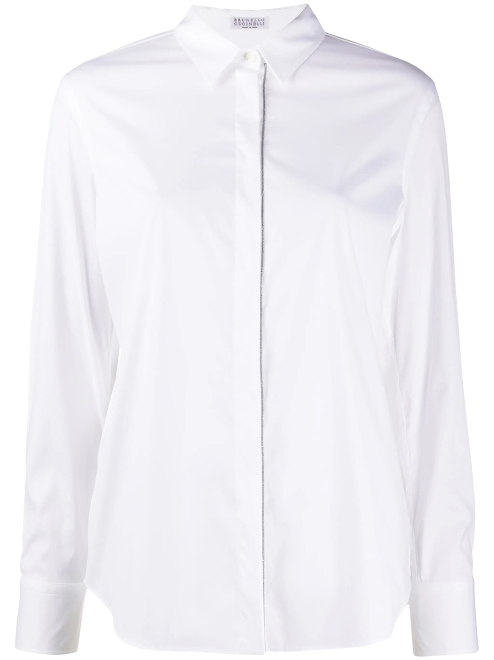 monili-embellished shirt