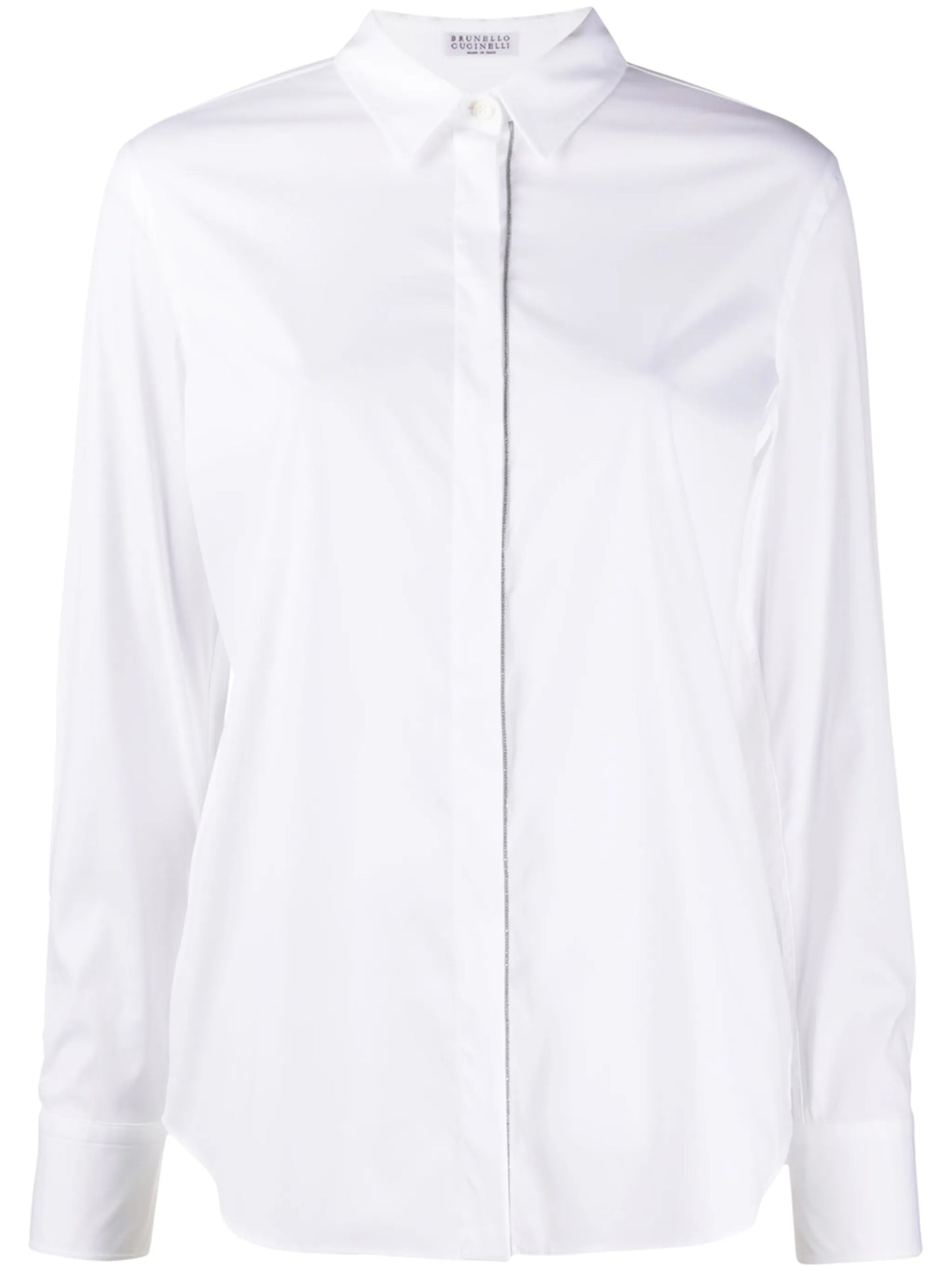 monili-embellished shirt