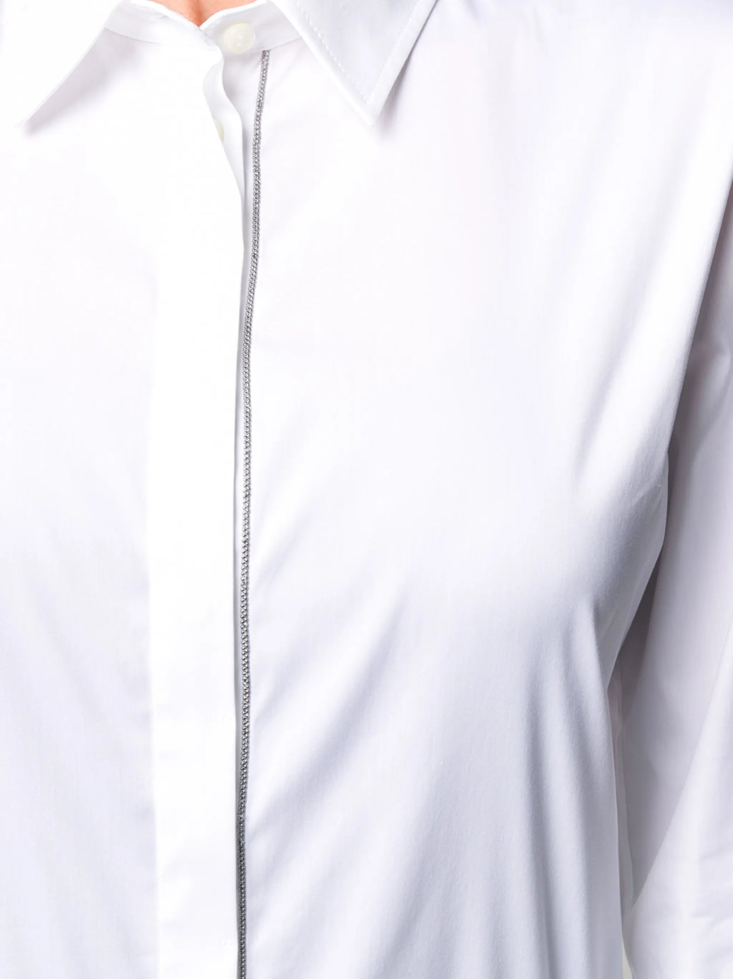 monili-embellished shirt