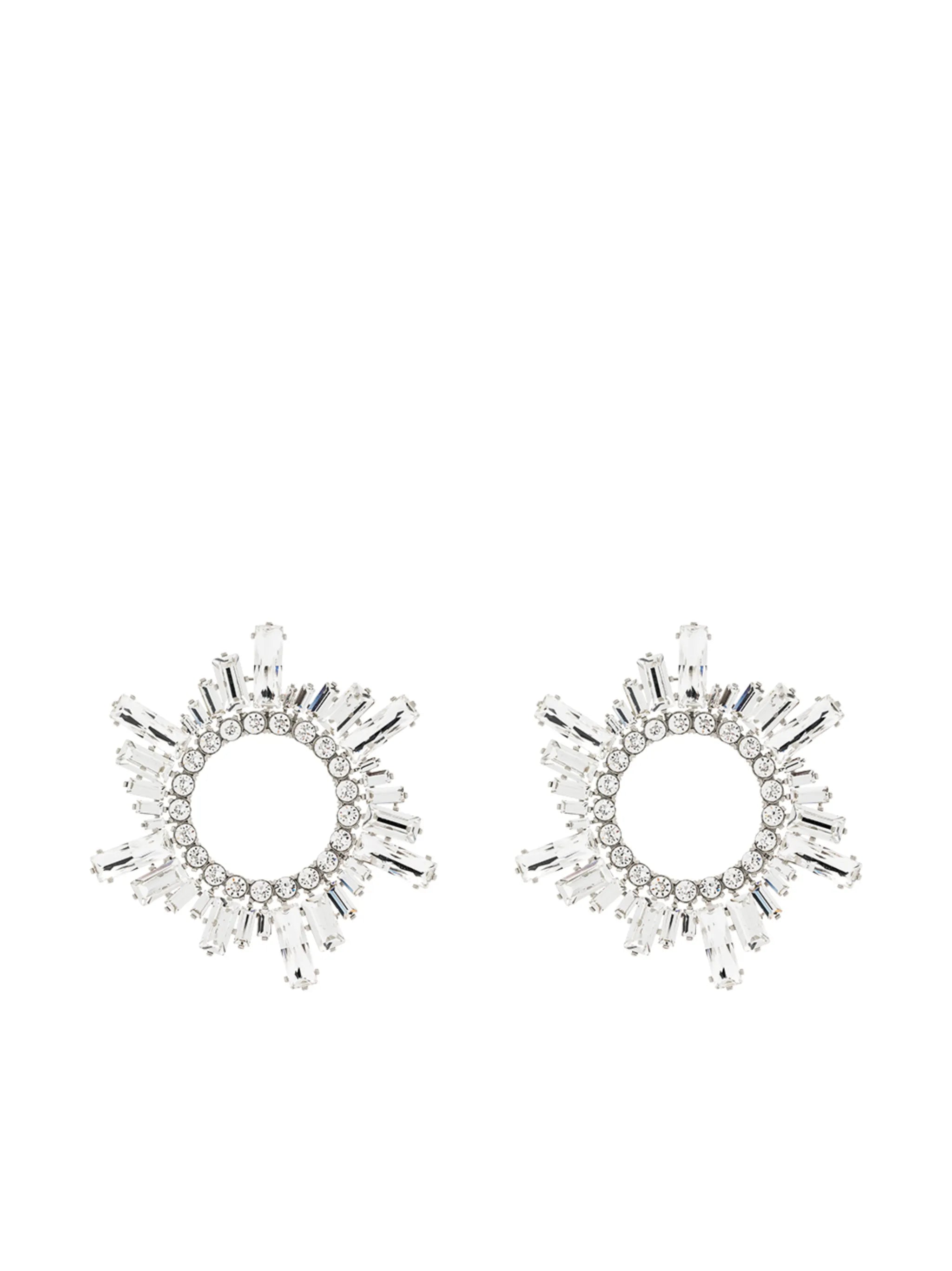 Begum crystal earrings