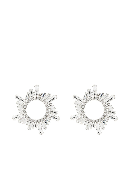 Begum crystal earrings