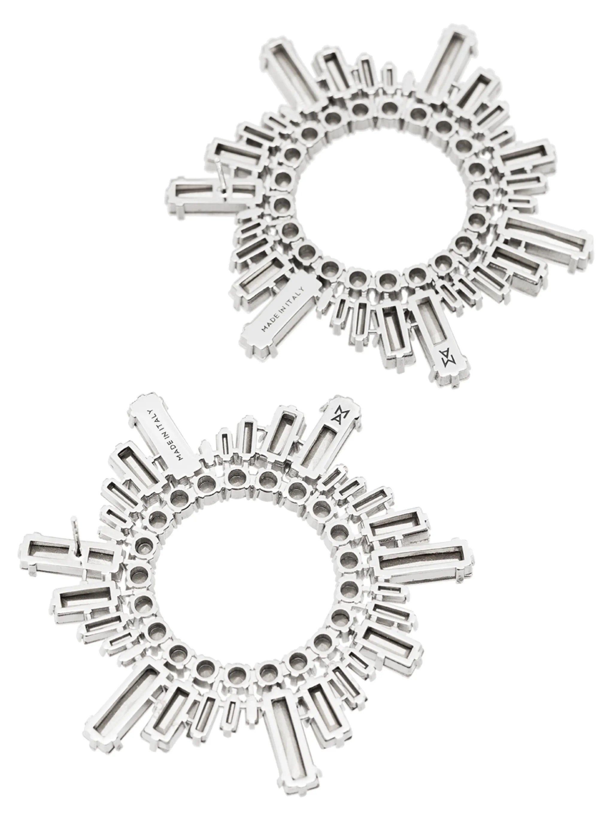 Begum crystal earrings