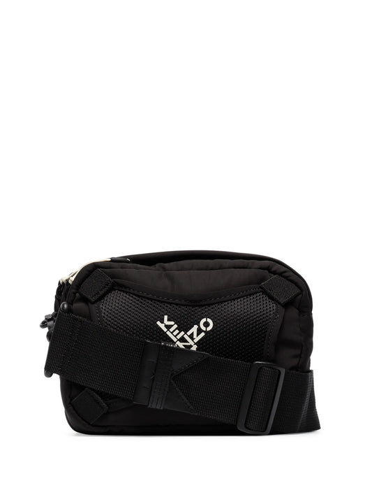Active logo-print crossbody bag
