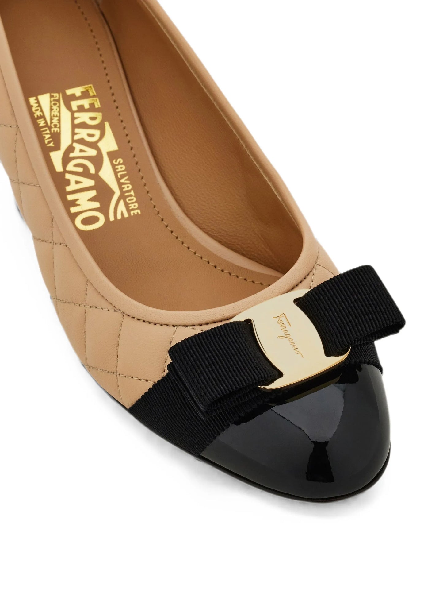 Vara quilted leather pumps