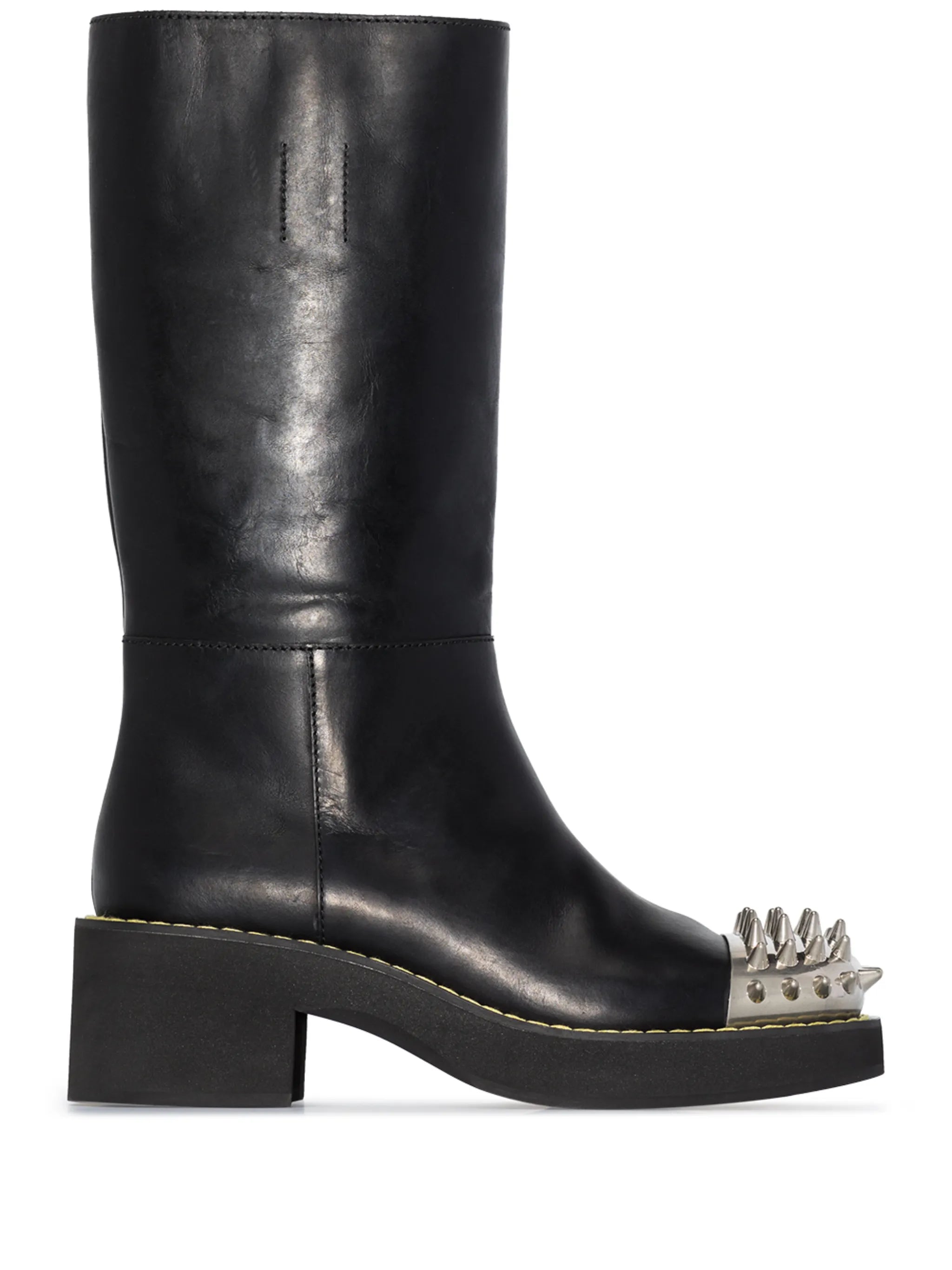 studded leather boots