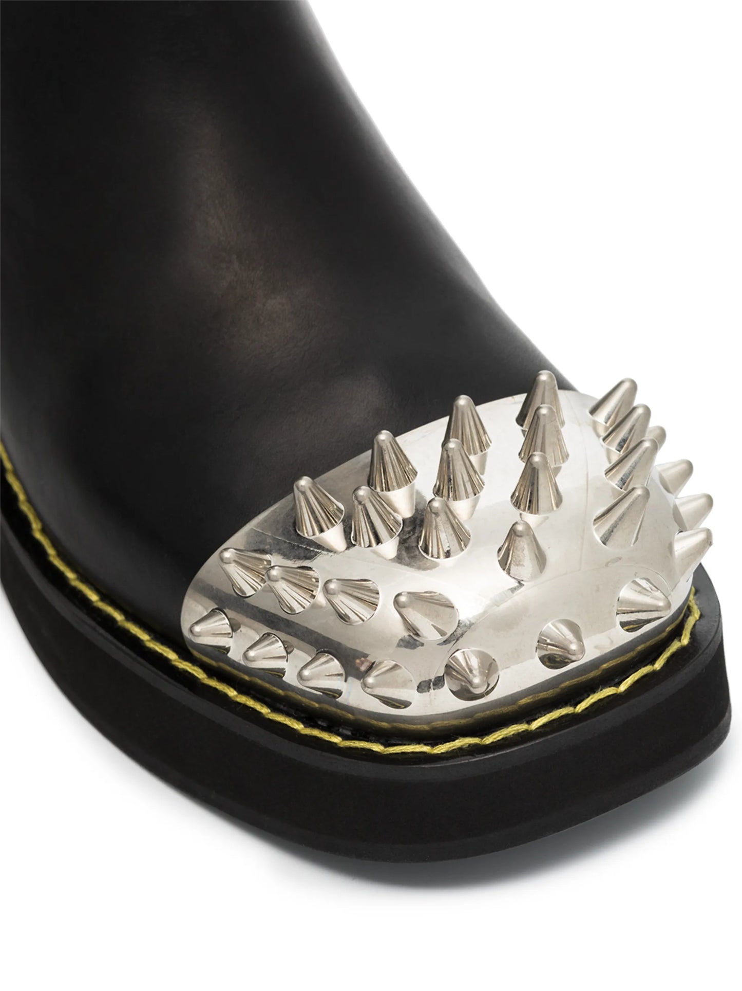 studded leather boots