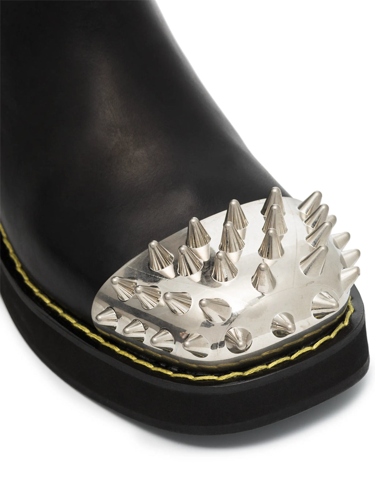 studded leather boots