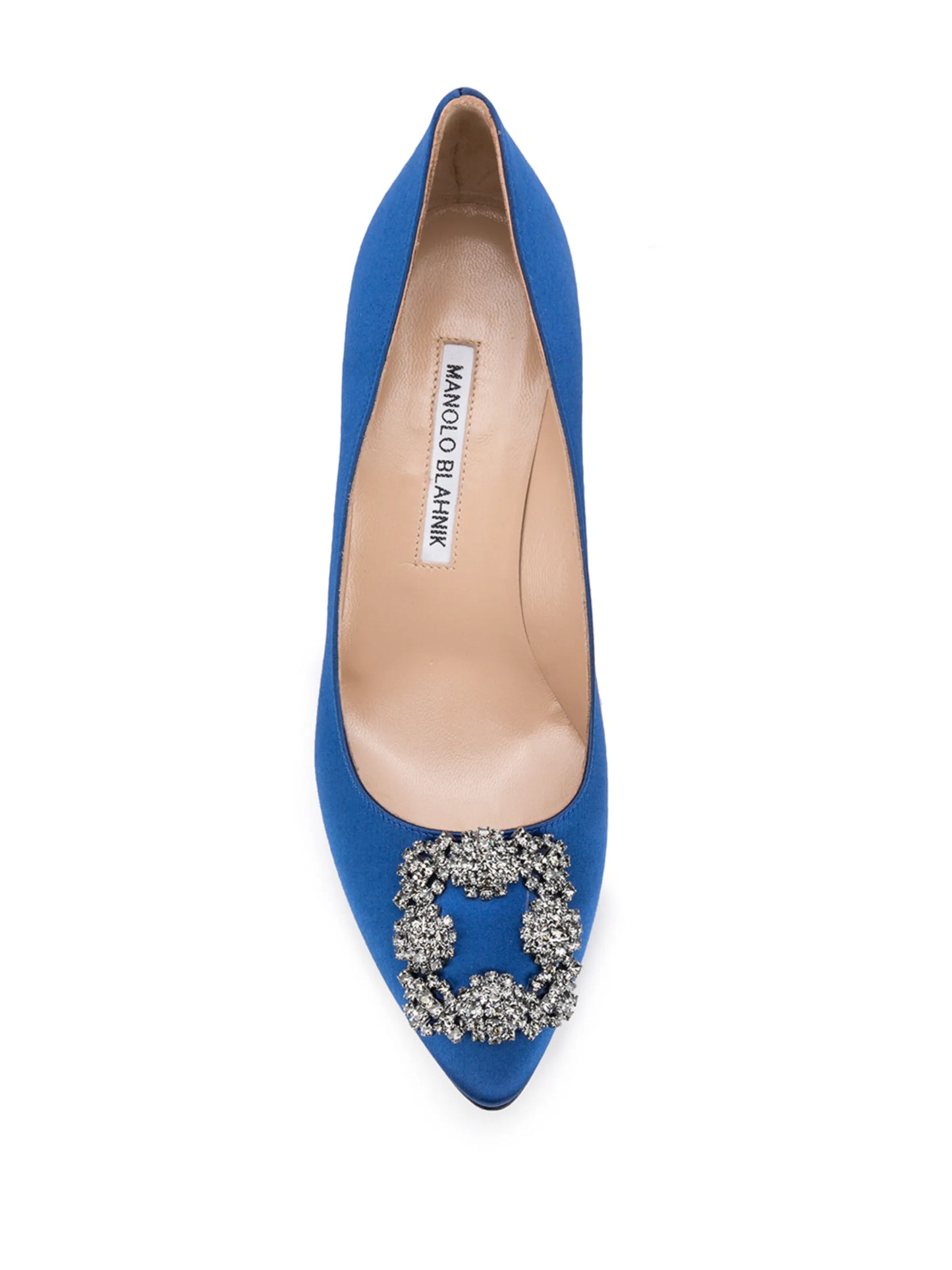 Hangisi 70mm embellished buckle pumps