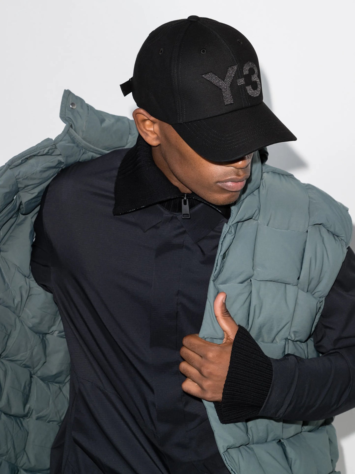 logo-print baseball cap