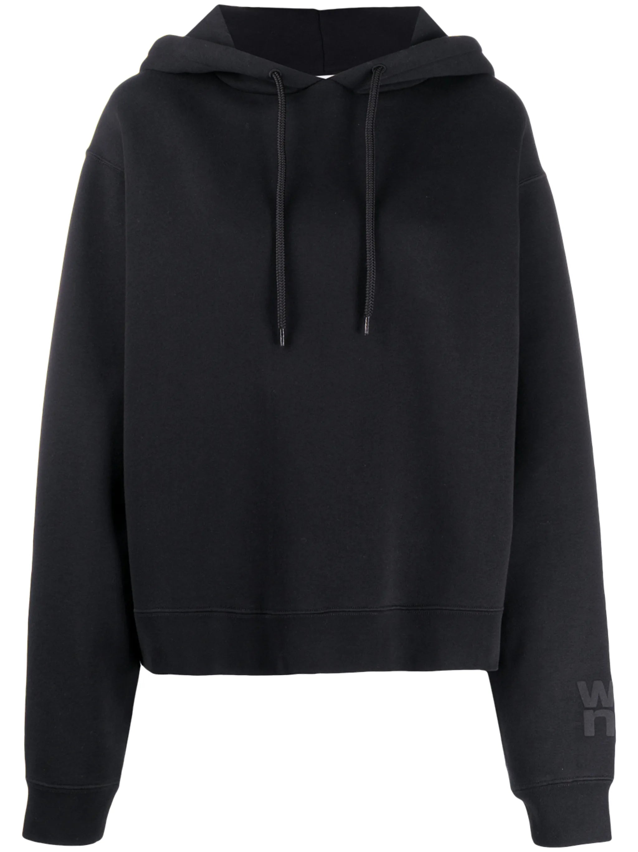 logo sleeve hoodie