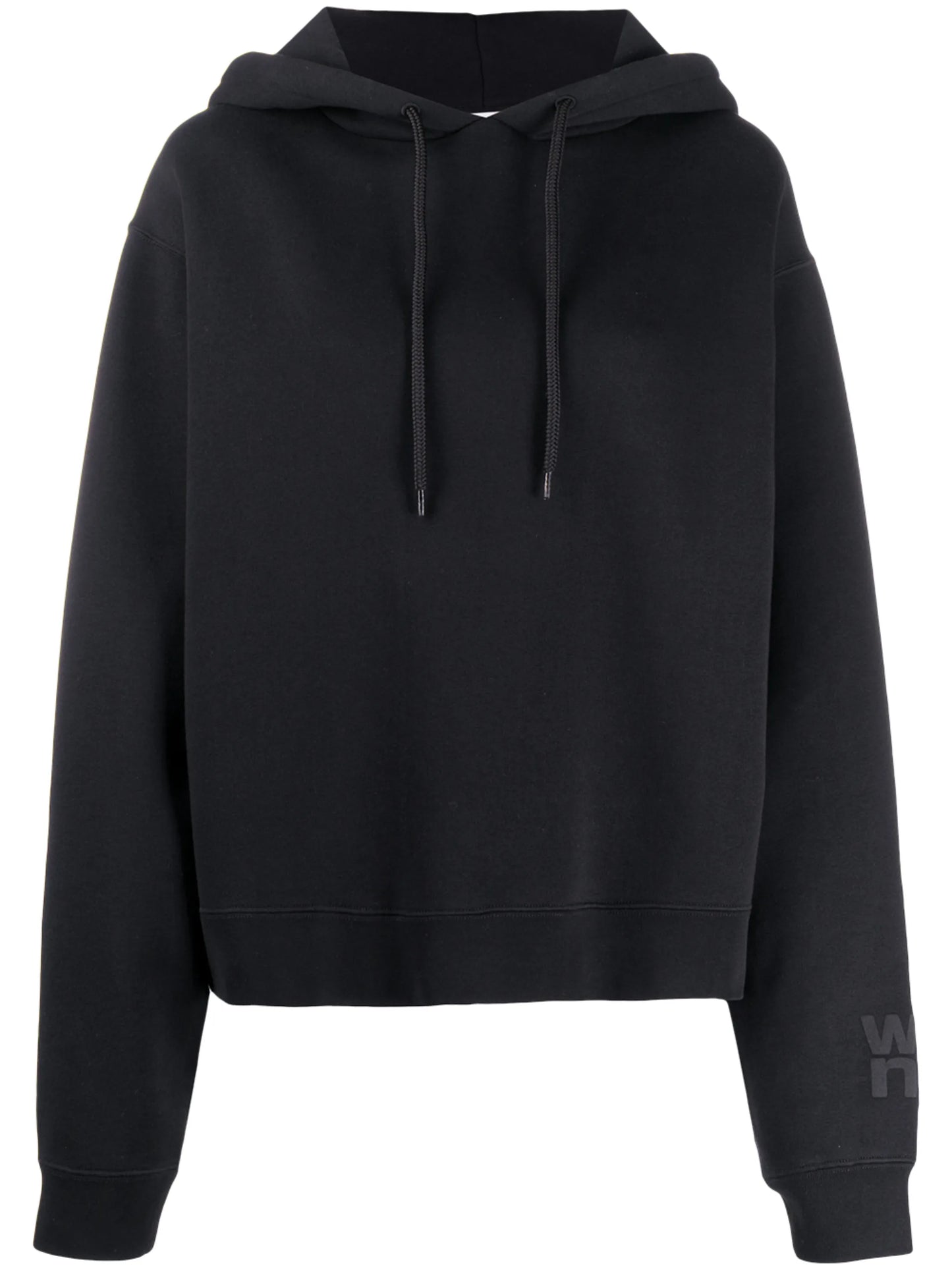 logo sleeve hoodie
