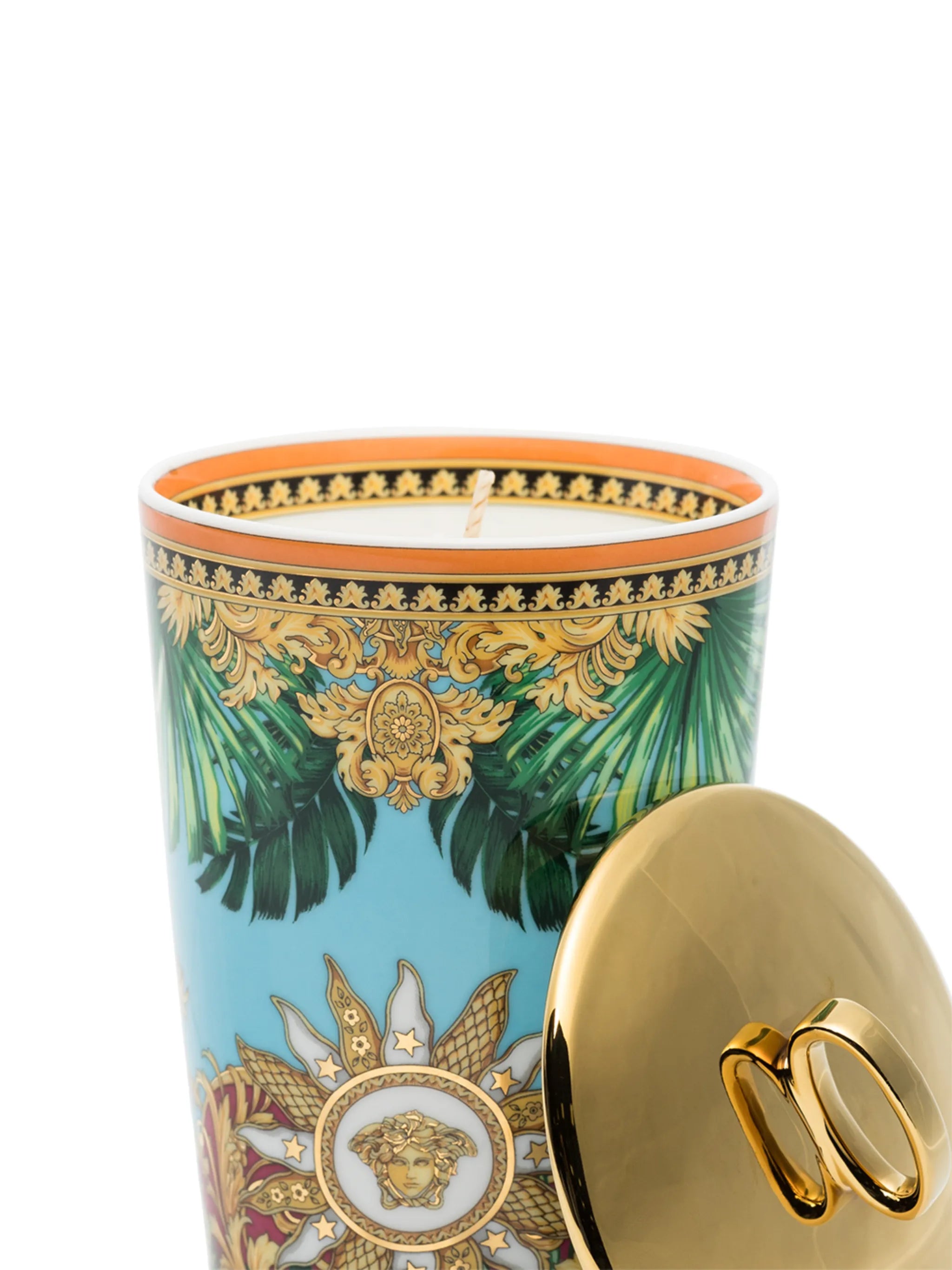 jungle porcelain scented candle