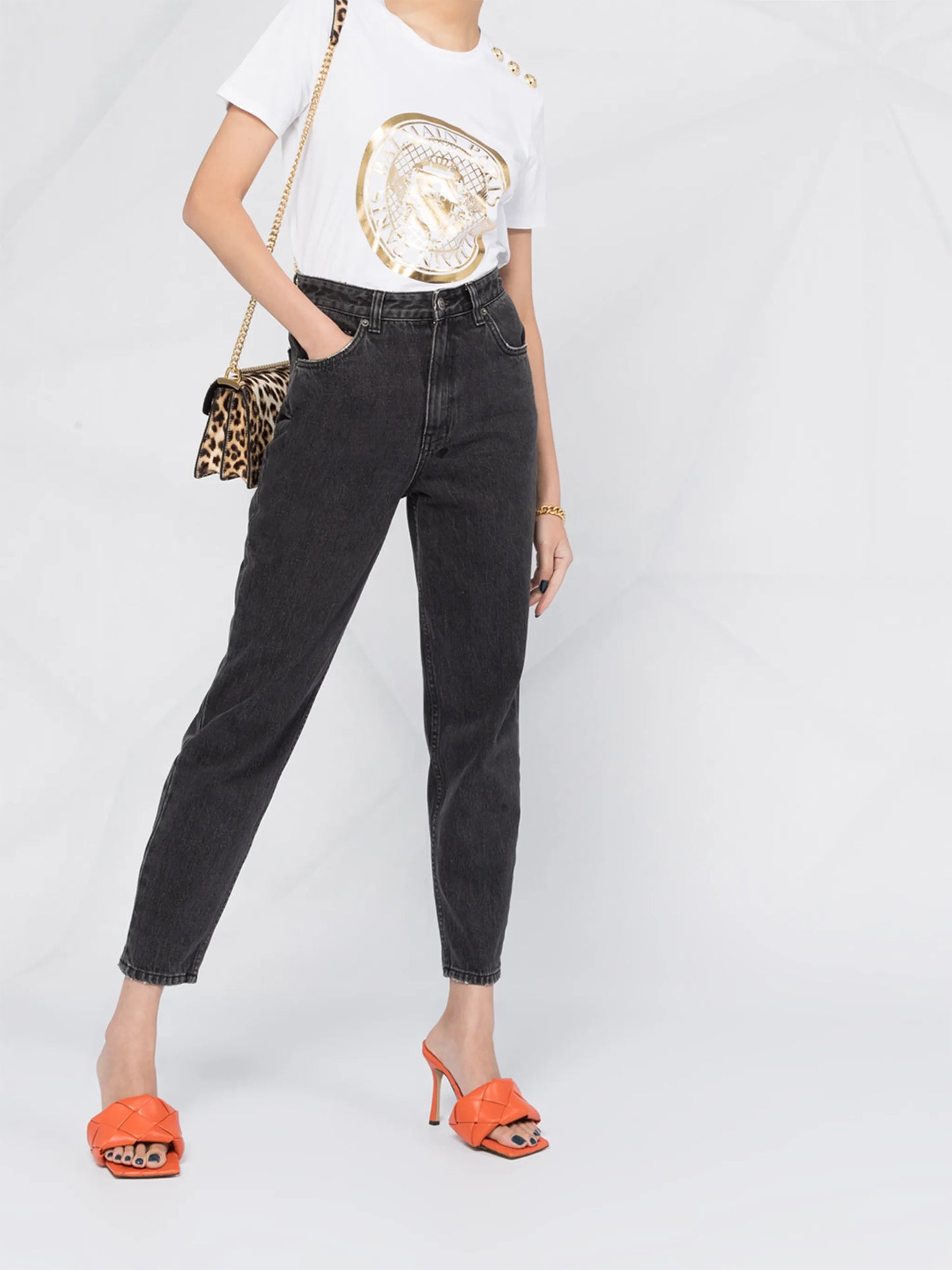logo print T-shirt
