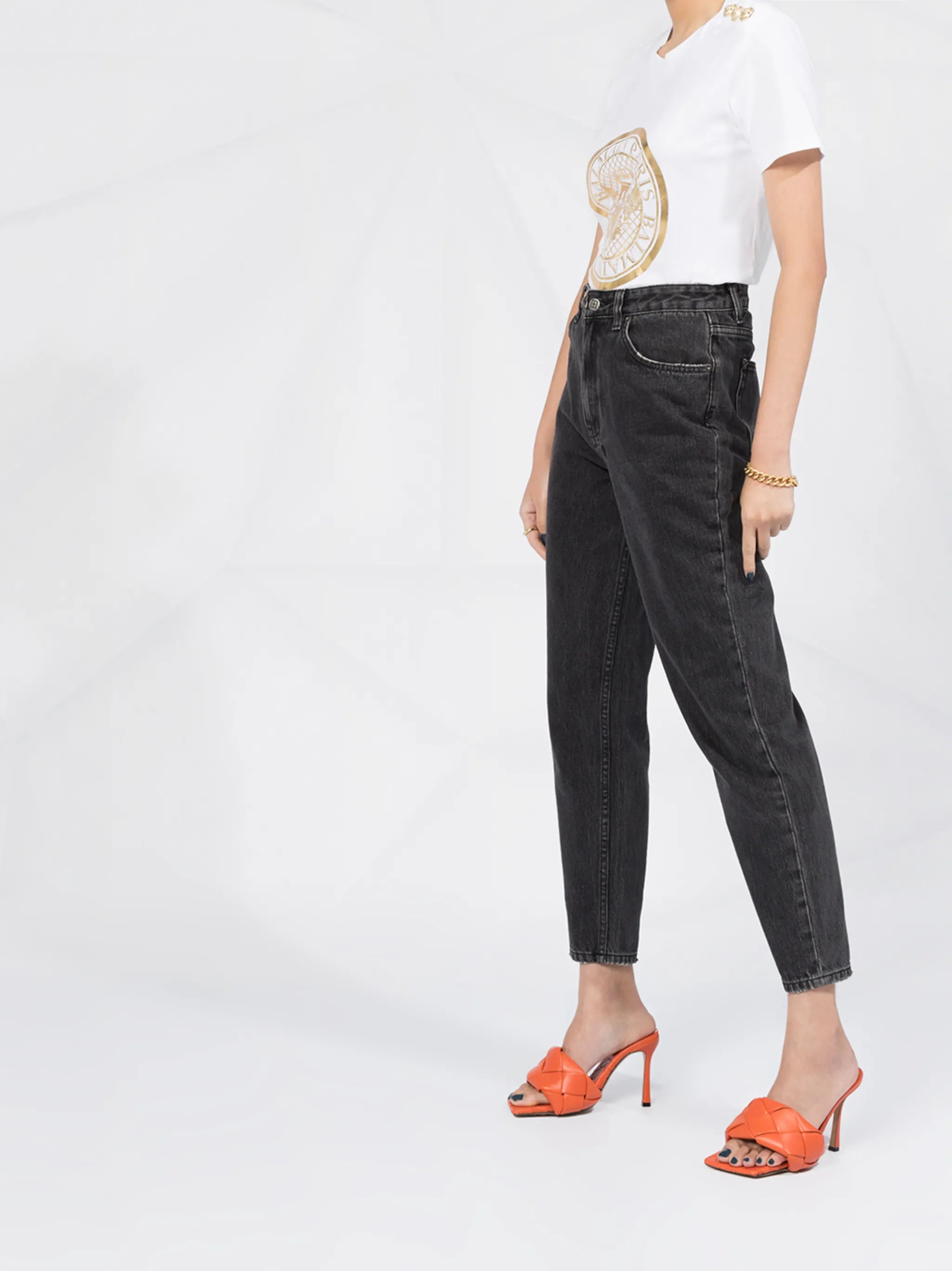 logo print T-shirt