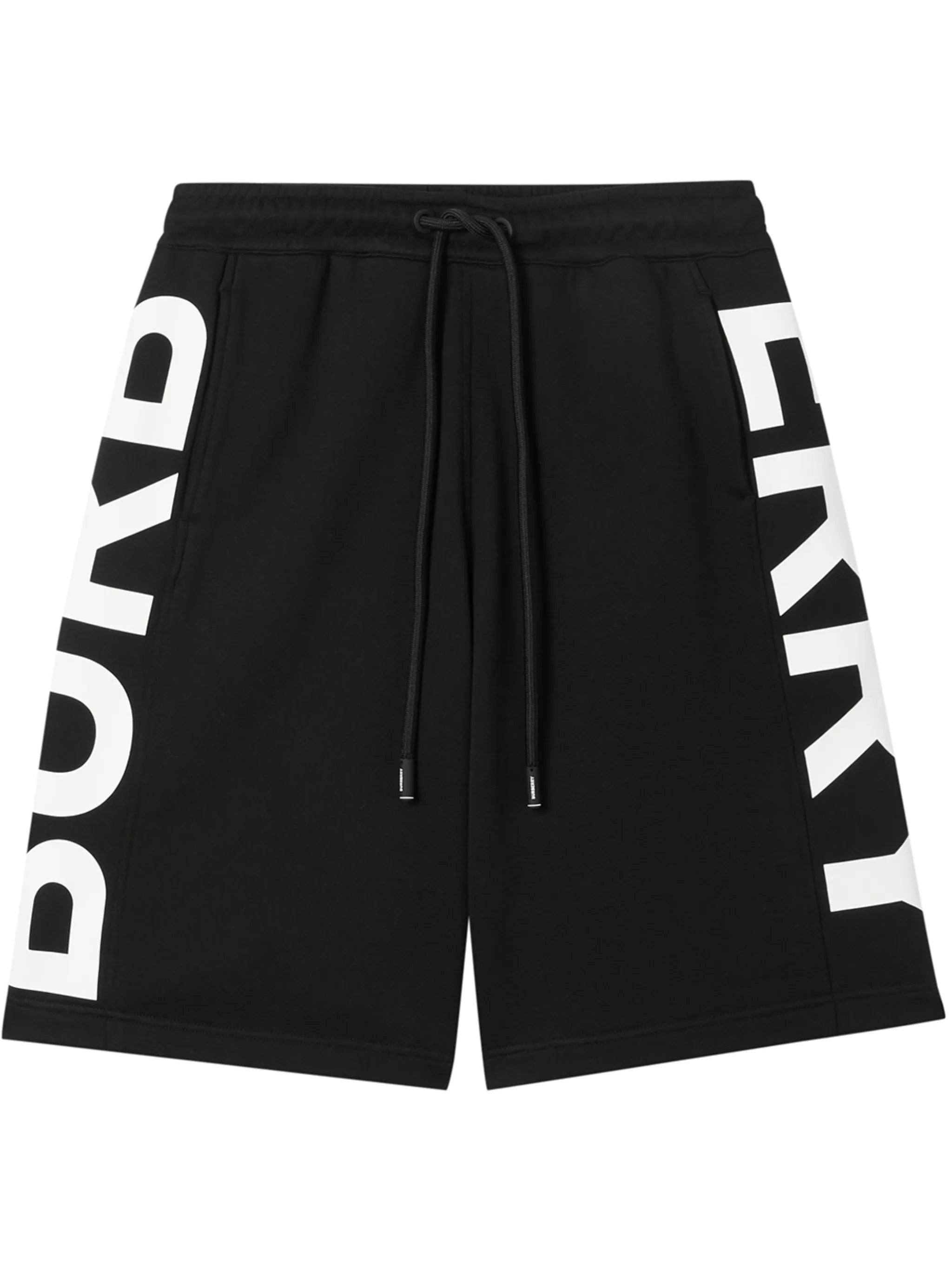 logo print track shorts