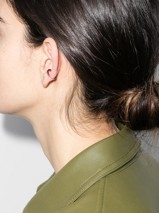 18kt rose gold ruby ear cuff