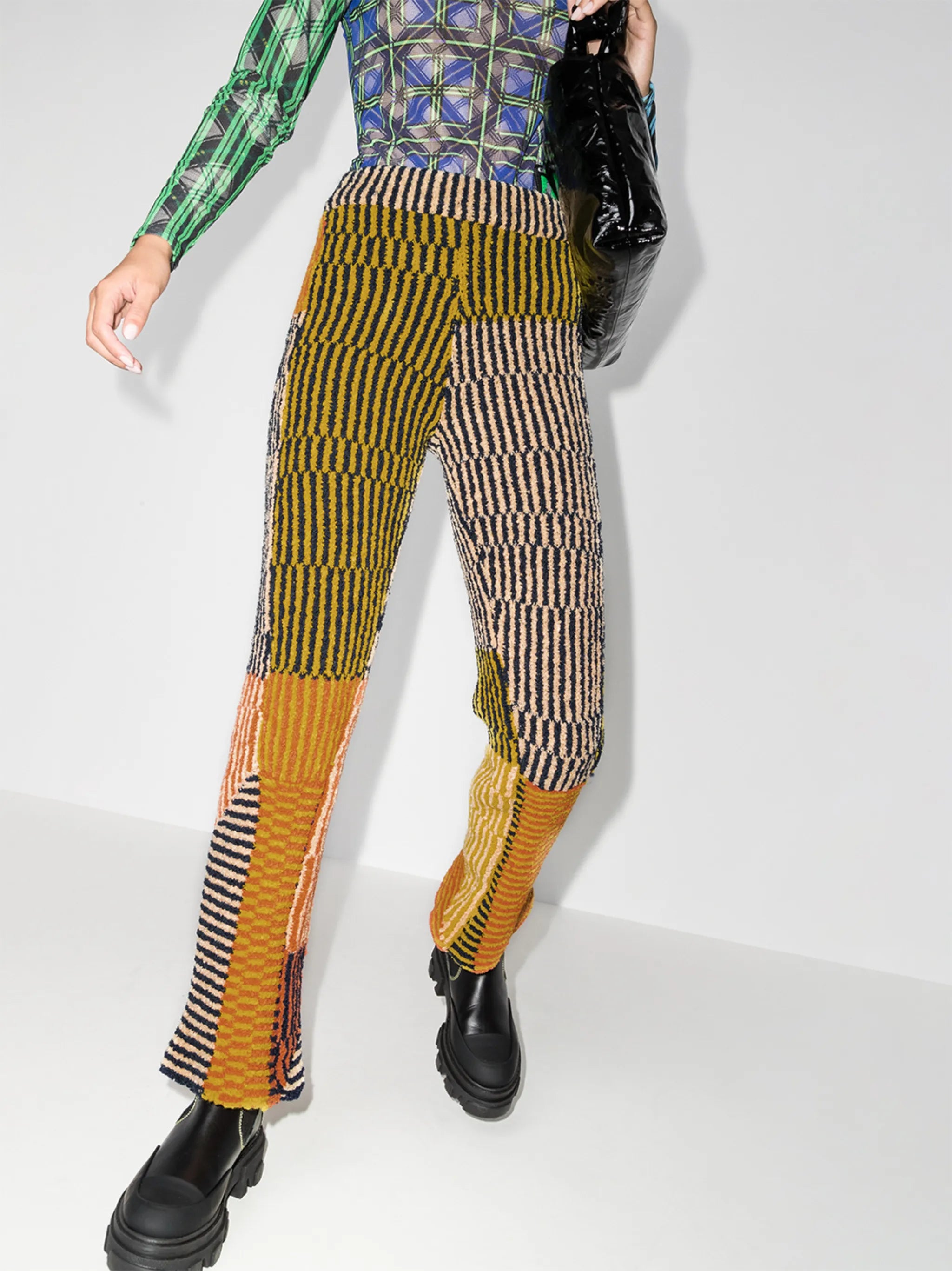 Jerome patchwork trousers