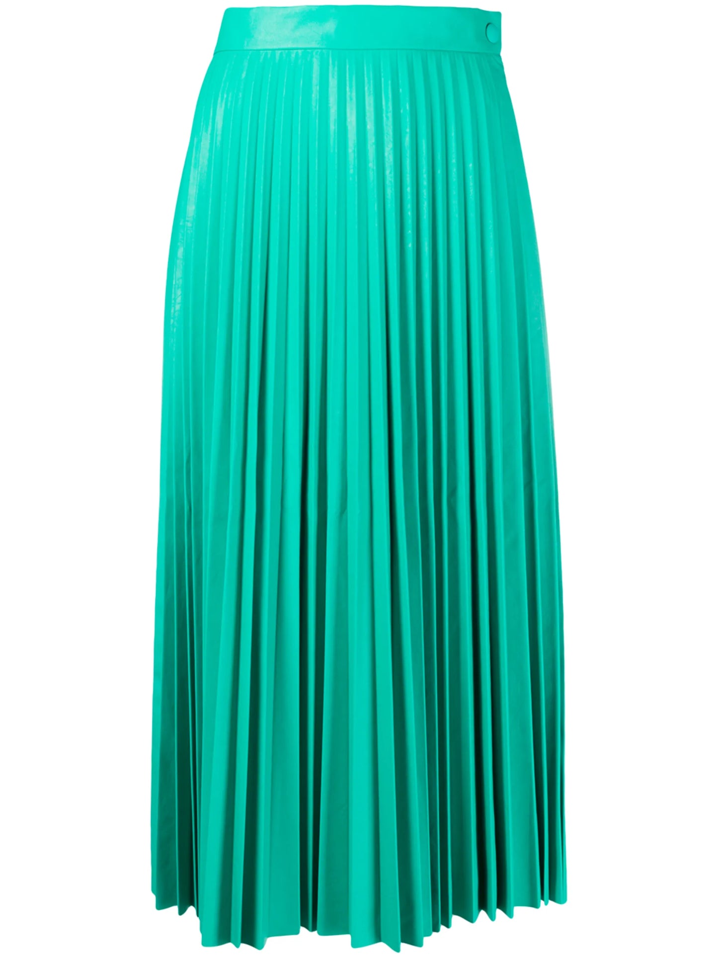 pleated midi skirt
