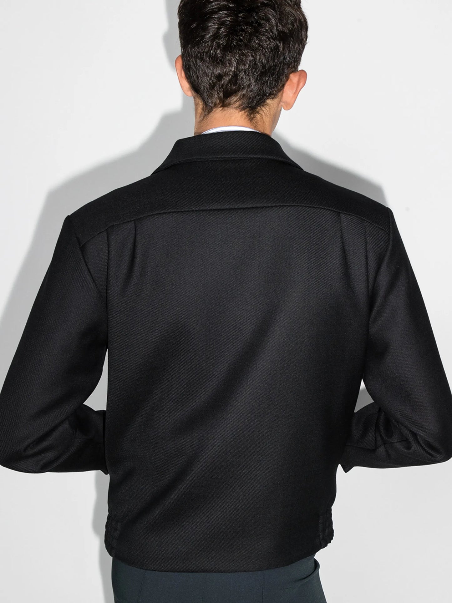 twill shirt jacket