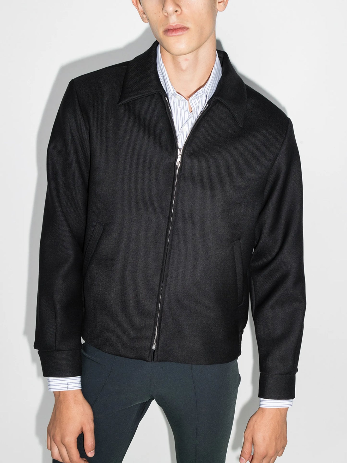 twill shirt jacket