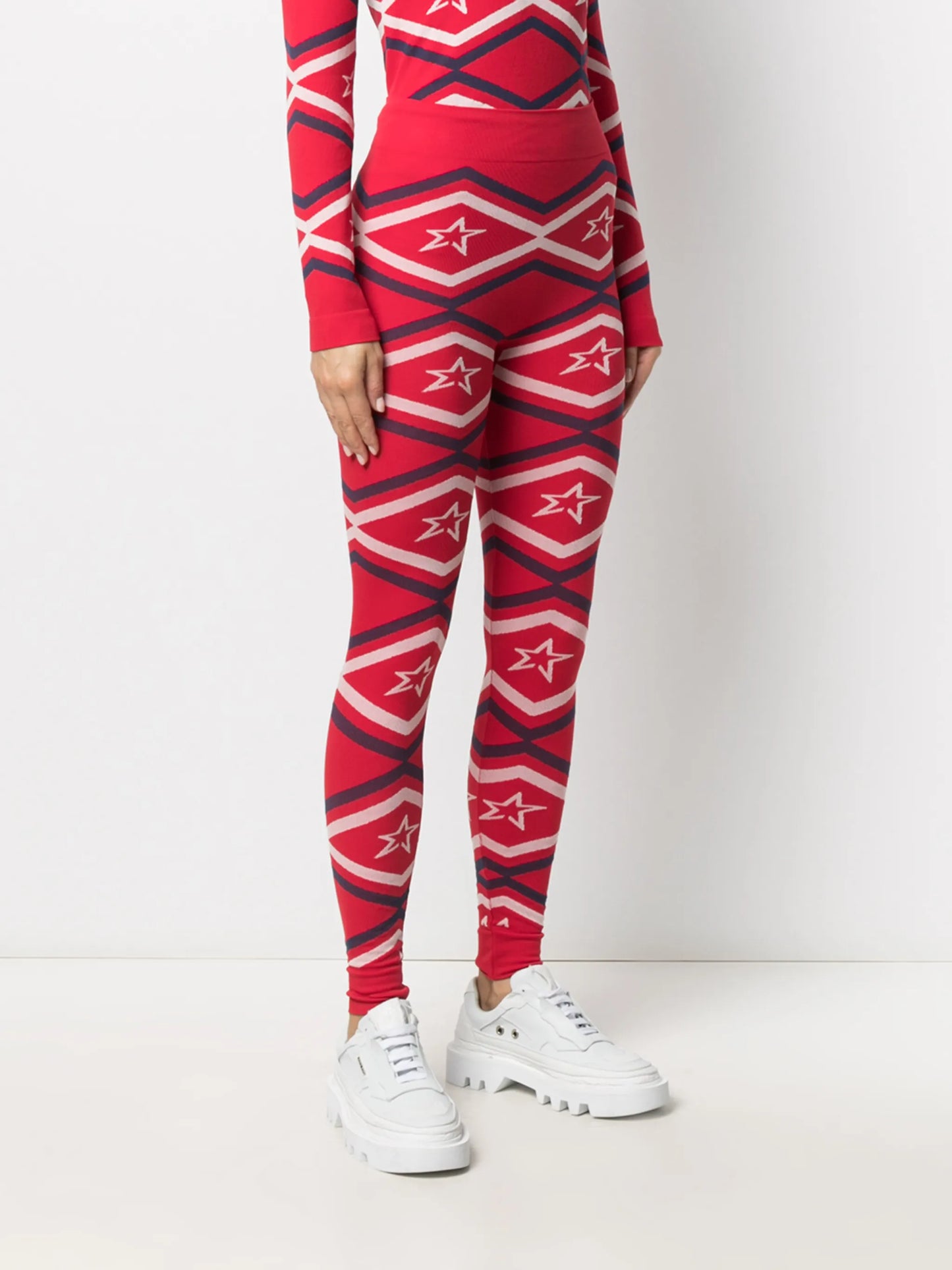 full jacquard leggings