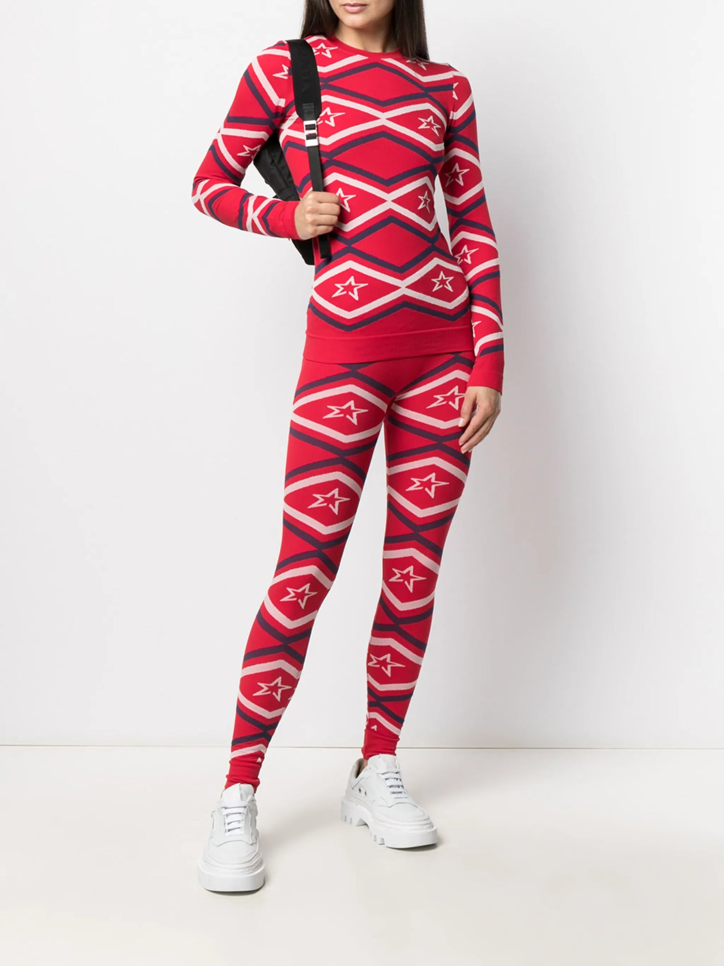 full jacquard leggings