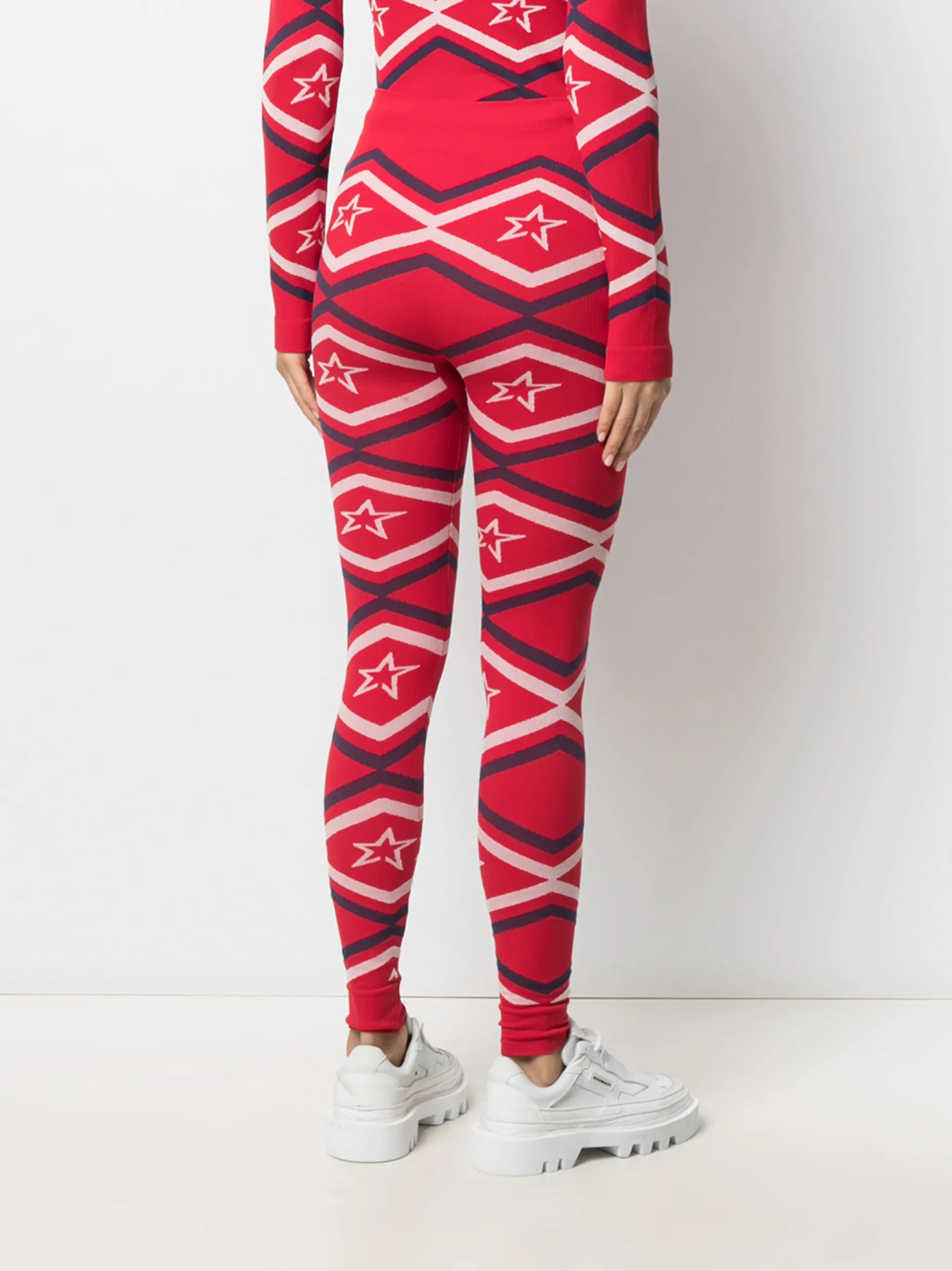 full jacquard leggings