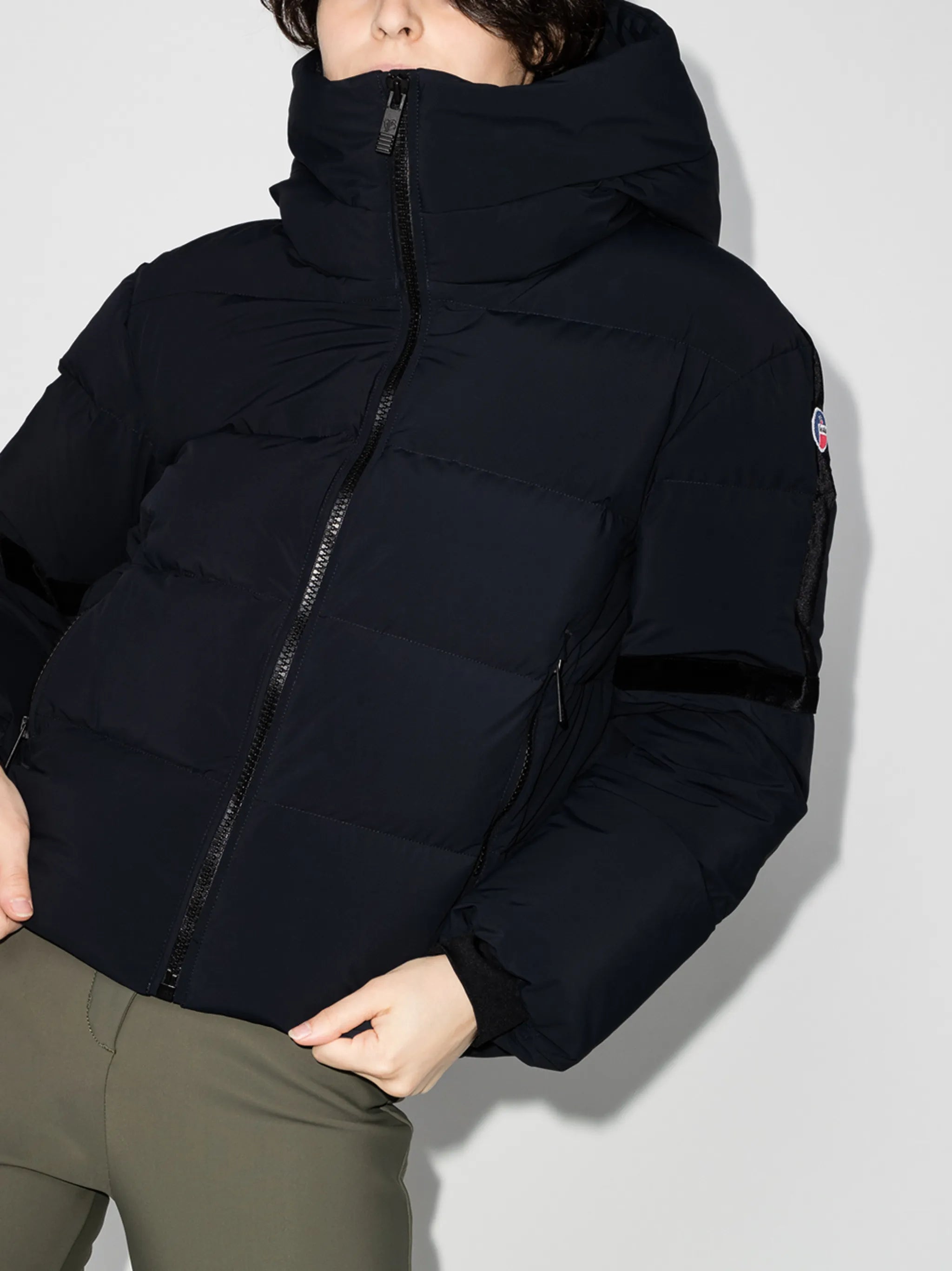 Barsy hooded down ski jacket