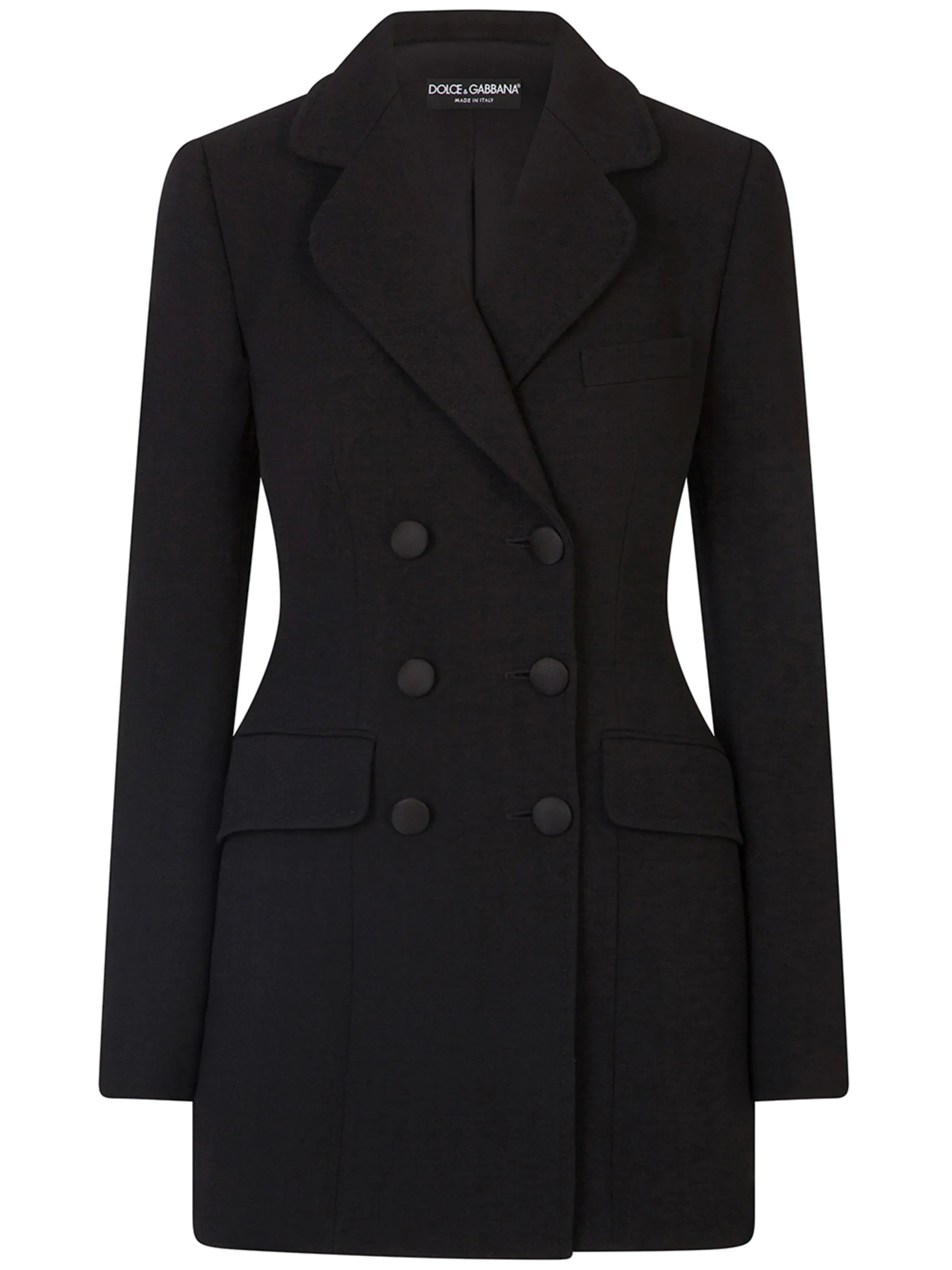 longline double-breasted blazer