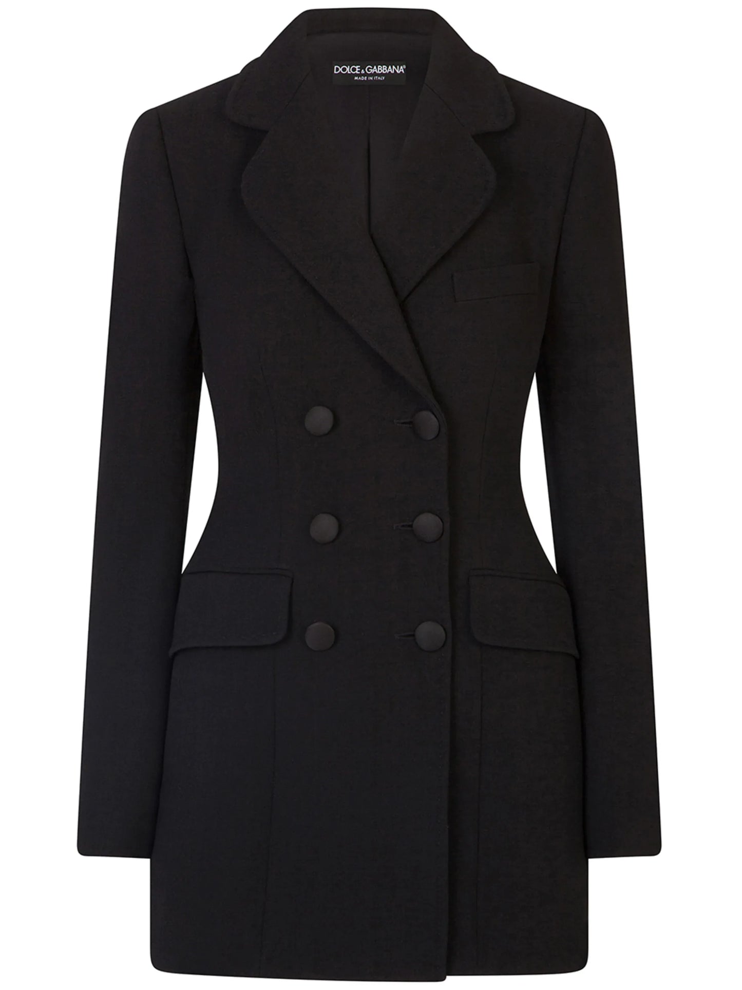 longline double-breasted blazer